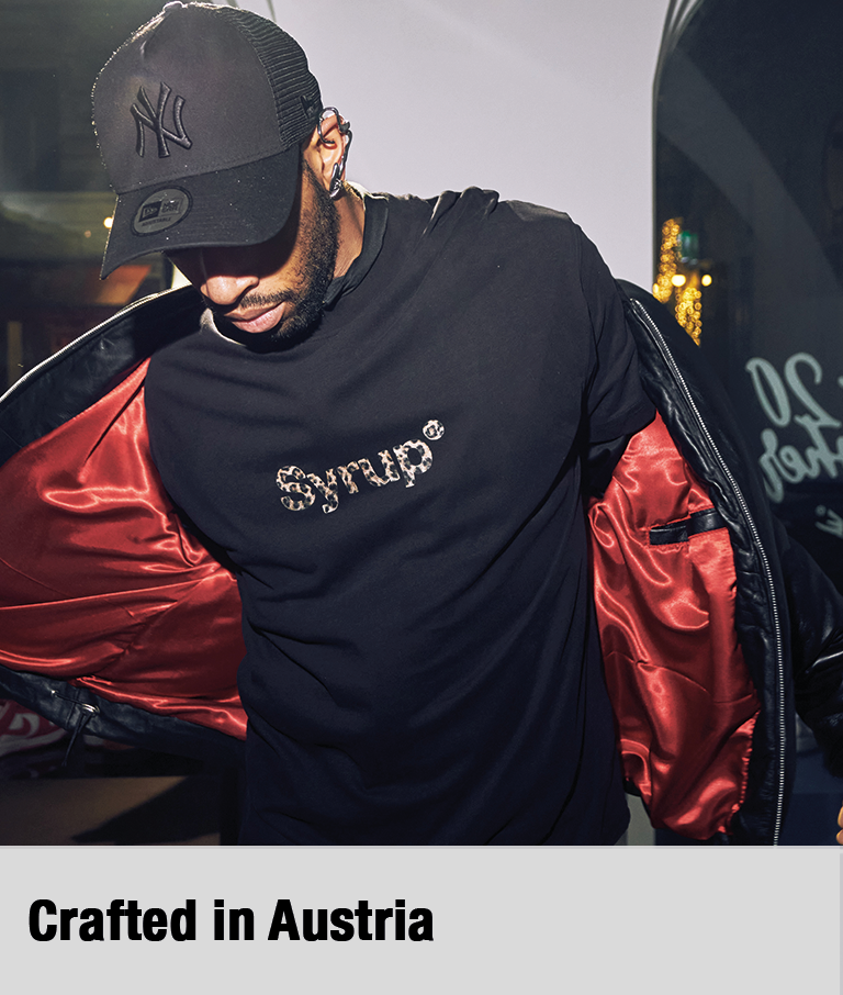 Syrup Leopard Tee Black