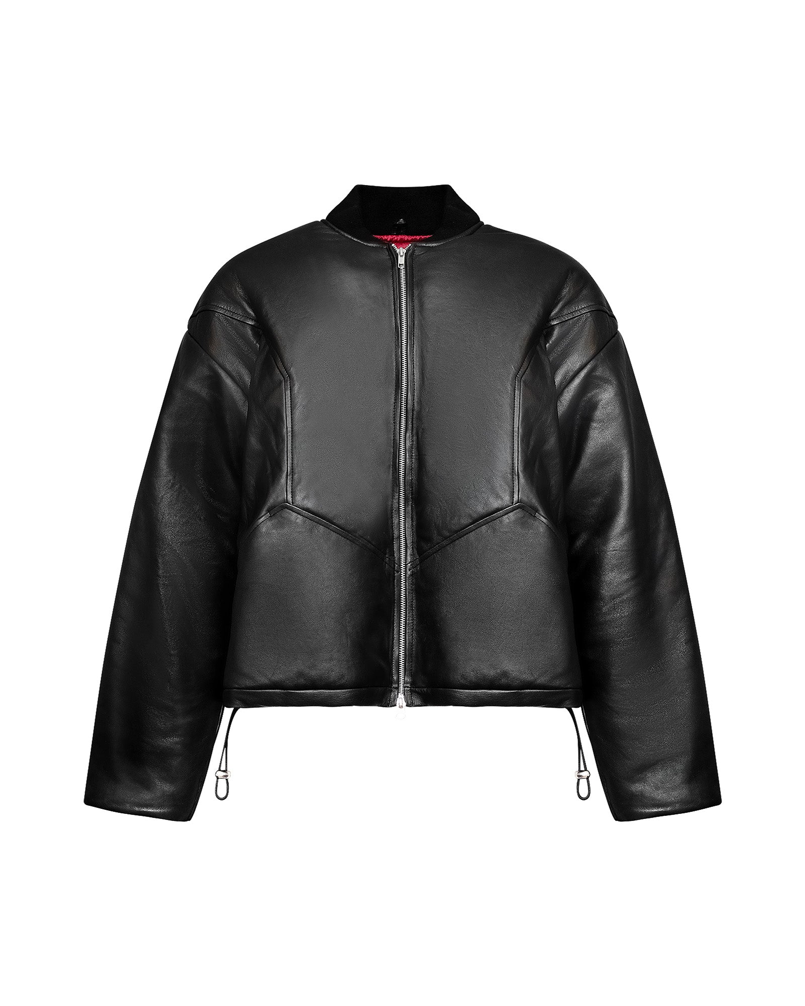 BOMBER REVERIE NAPPA LEATHER BOMBER JACKET