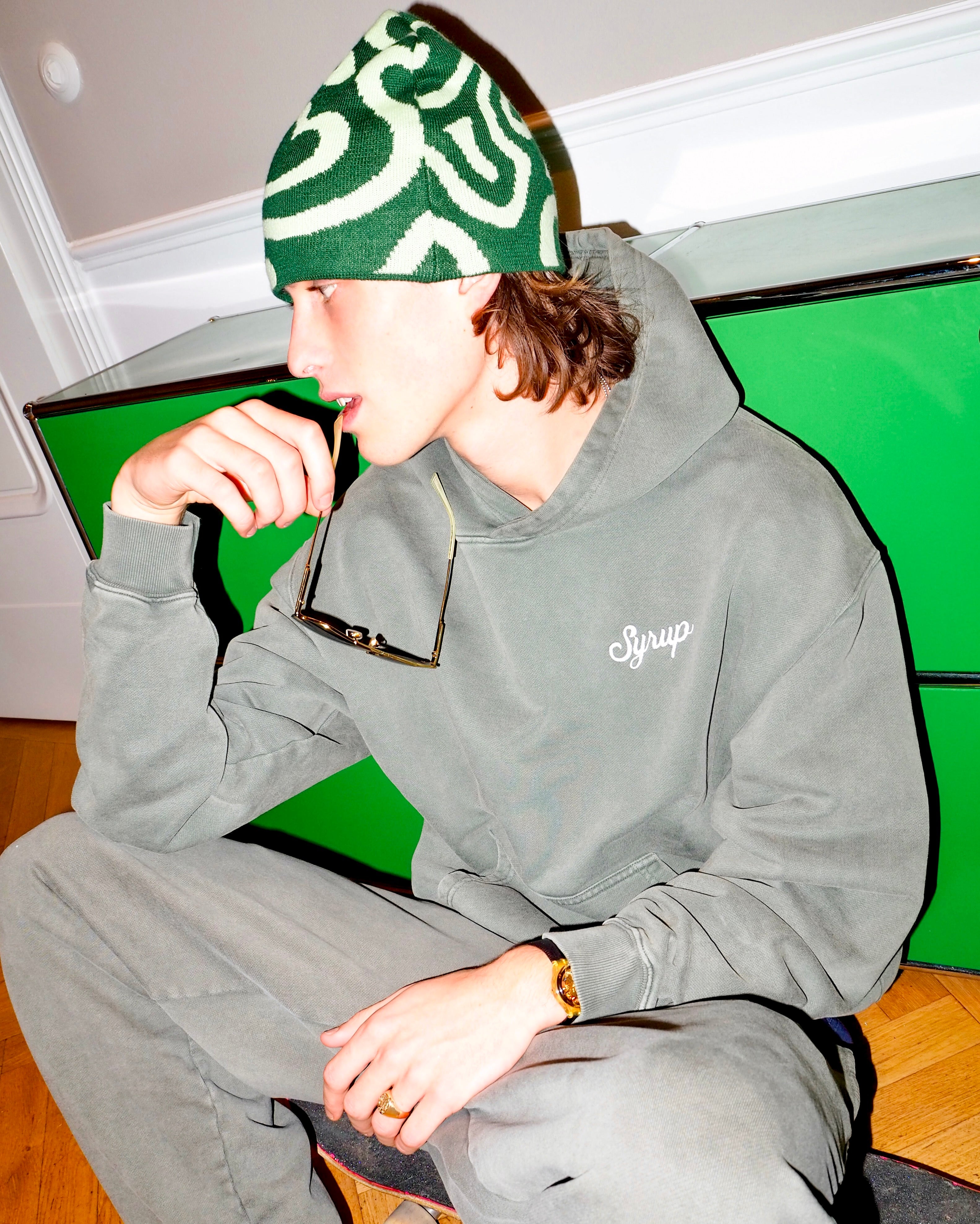 Syrup Beanie Grün / Matcha-Grün