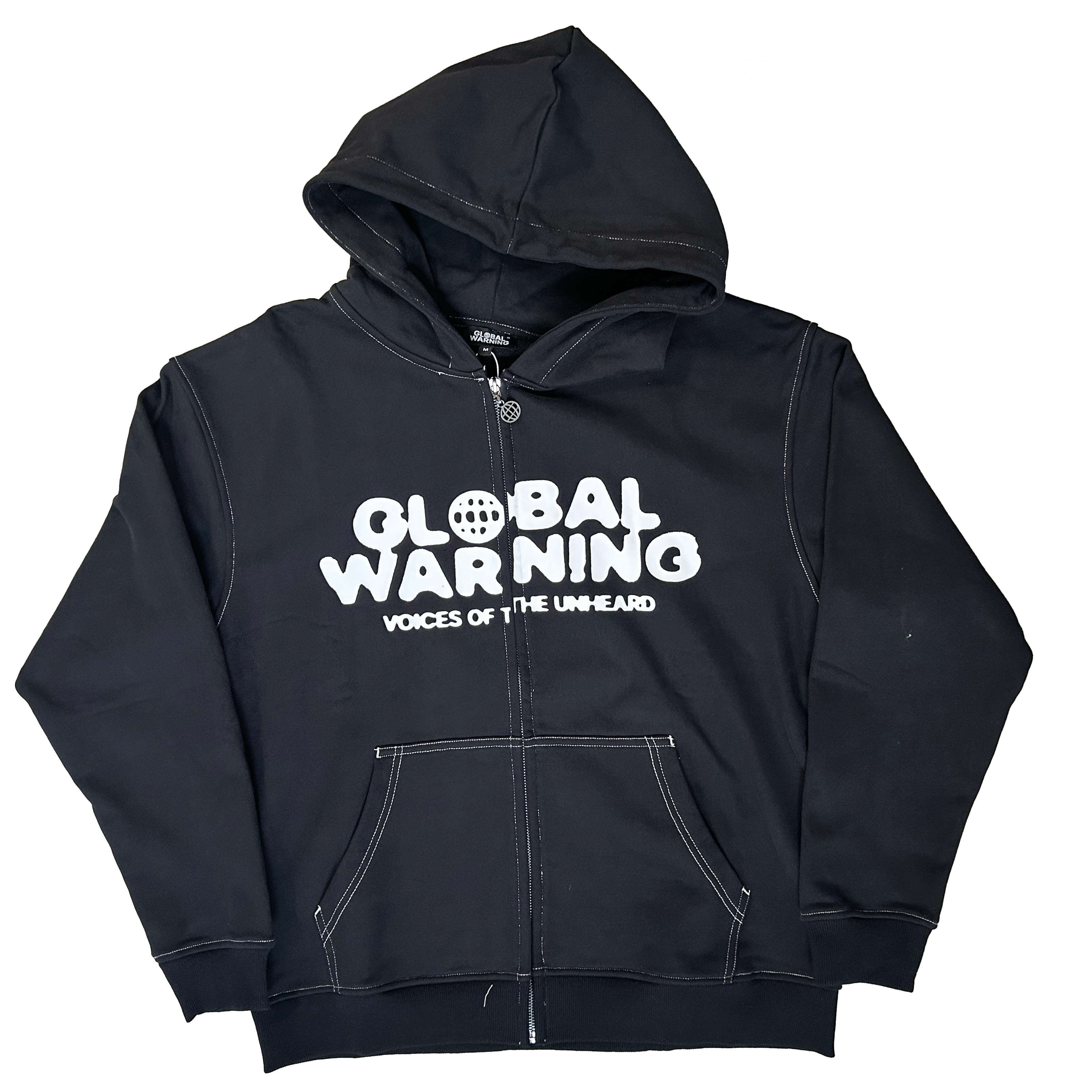 Global Warning Unheard Voices Zip Hoodie