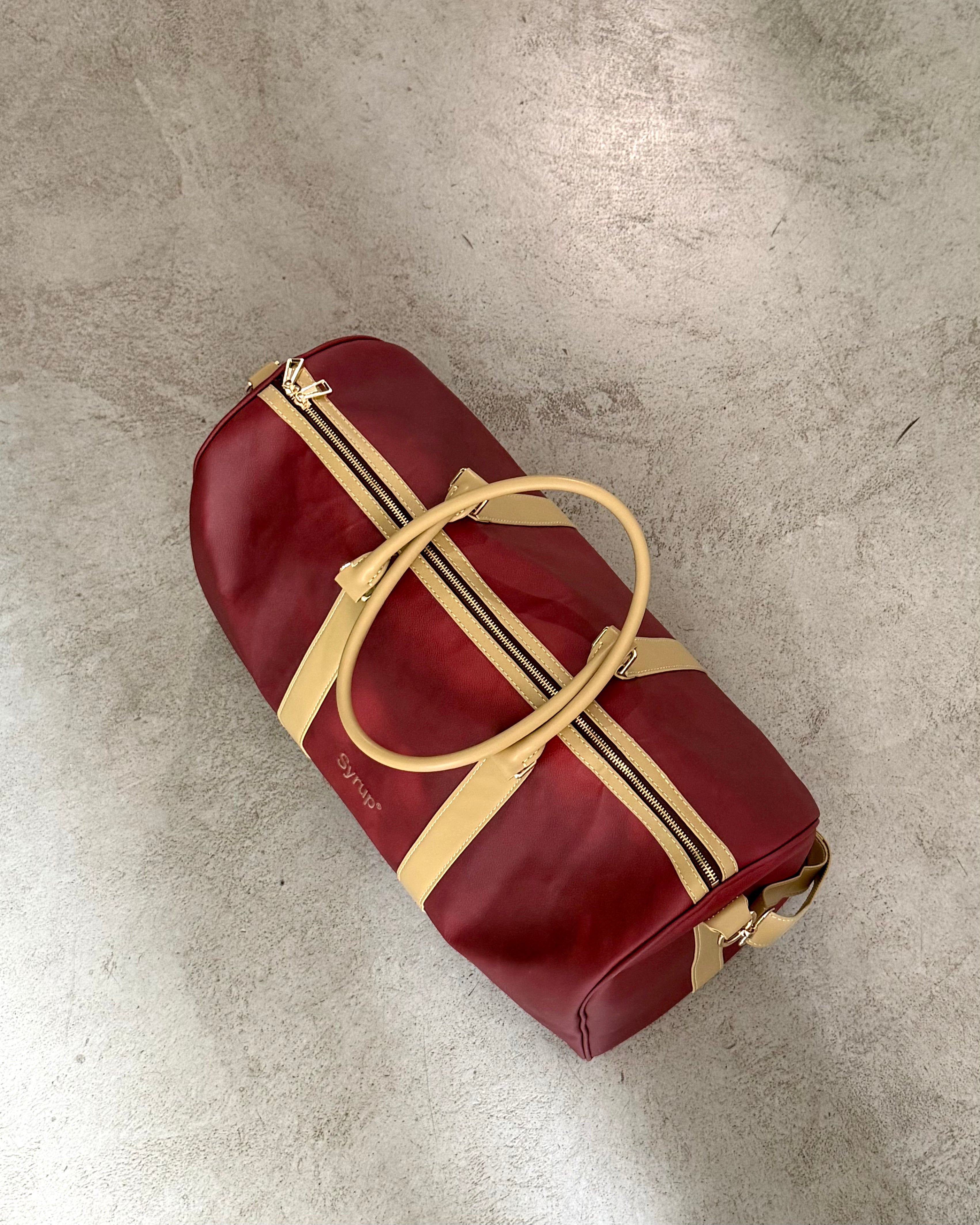 Syrup Reisetasche Aus Heat Reactive Vegan Leather