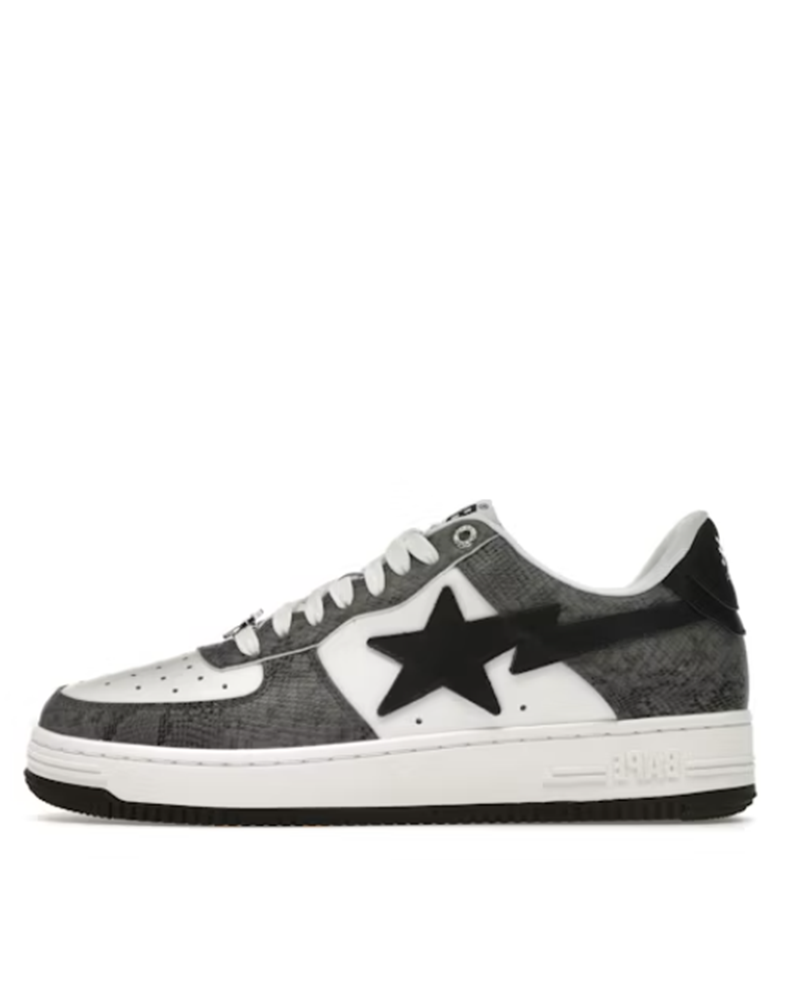 A Bathing Ape BAPE Sta Snake Skin Schwarz