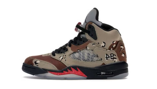 Air Jordan 5 Retro Supreme Desert Camo