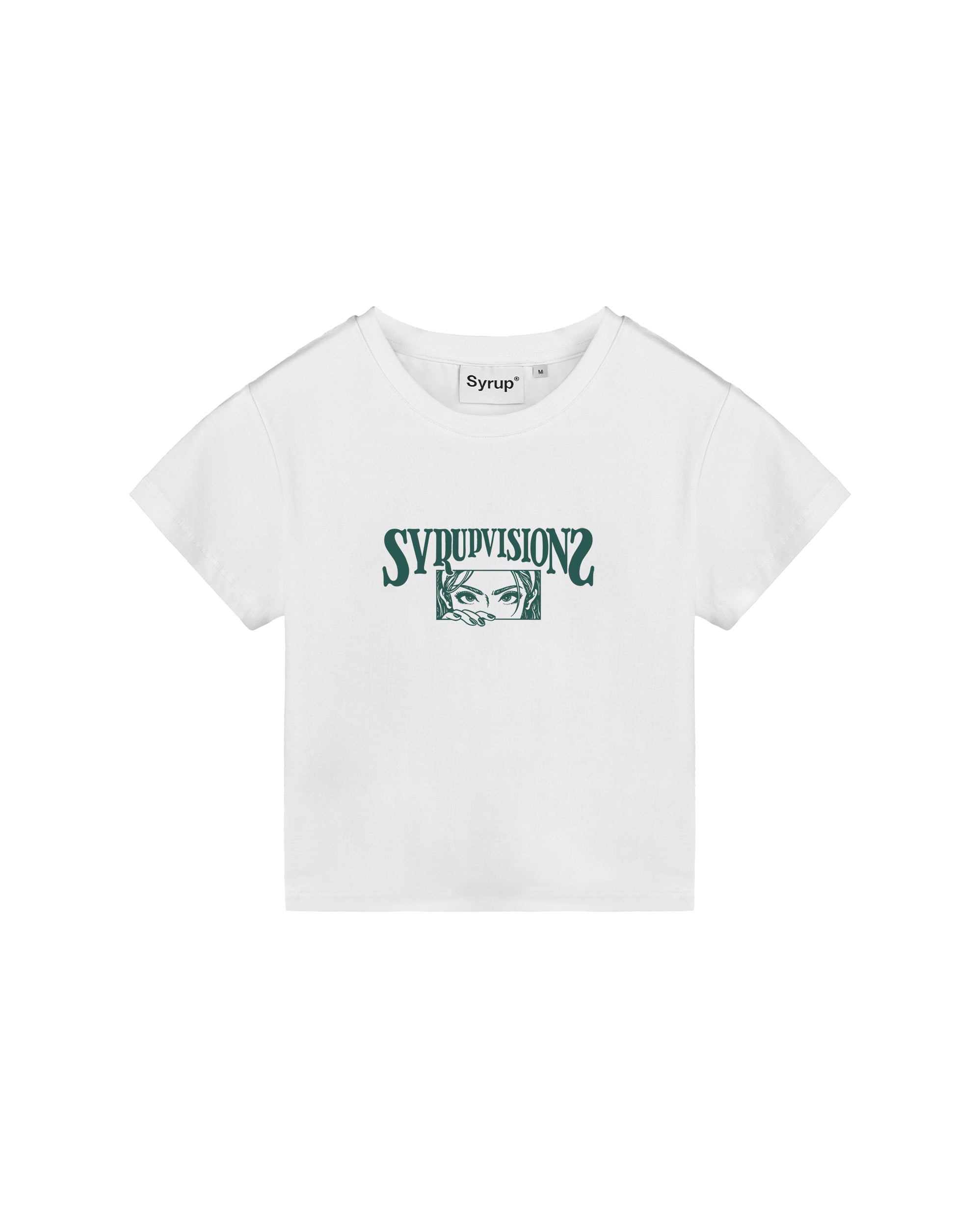 Syrup Visions Women Tee White (Green)