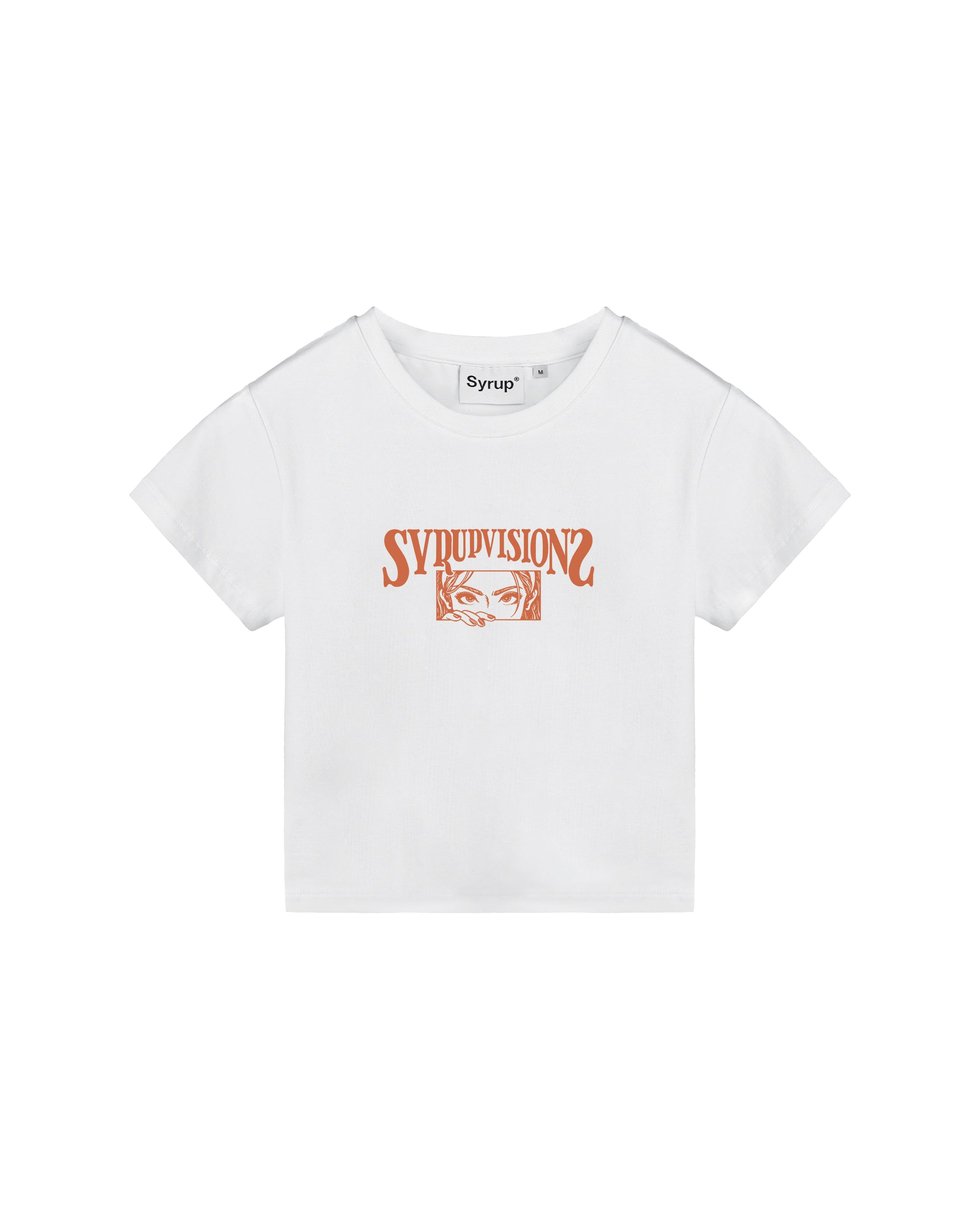 Syrup Visions Women Tee White (Orange)