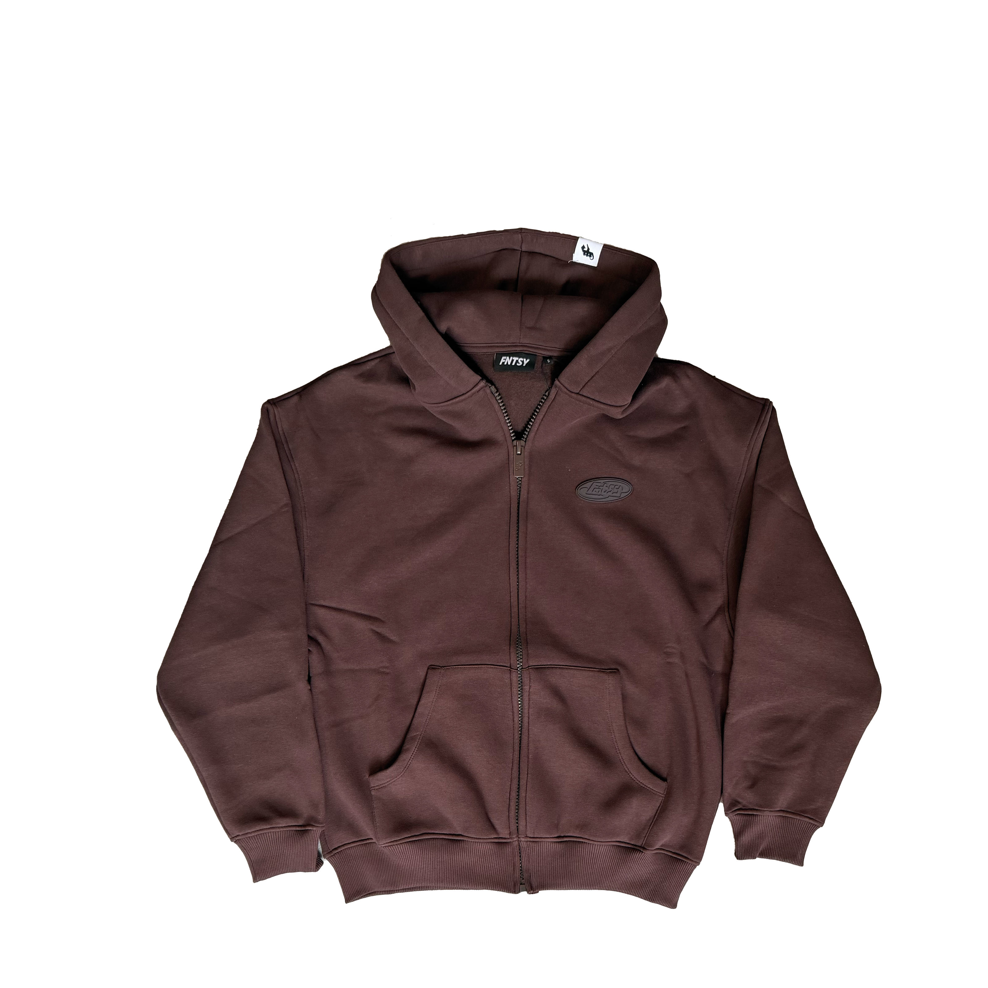 FNTSY Zip-Hoodie Brown