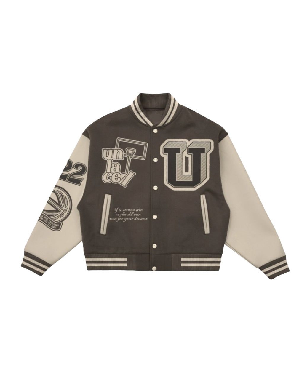 UNLACED VARSITY JACKET