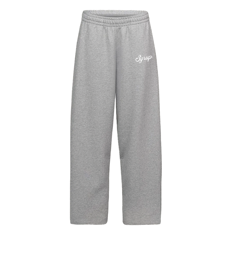 OPEN LEG JOGGER GREY