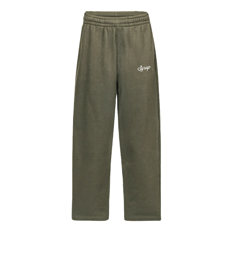 OPEN LEG JOGGER OLIVE