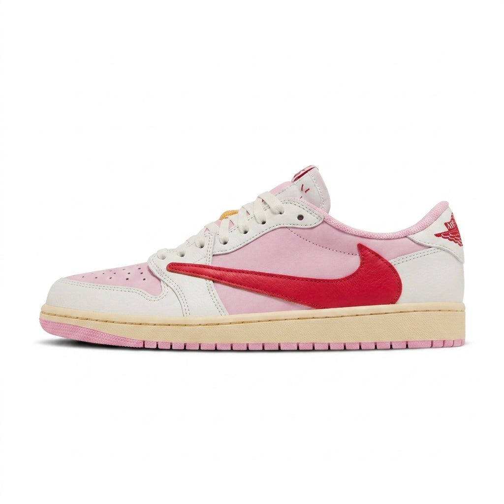 Jordan 1 Retro Low OG SP Travis Scott Sail Tropical Pink