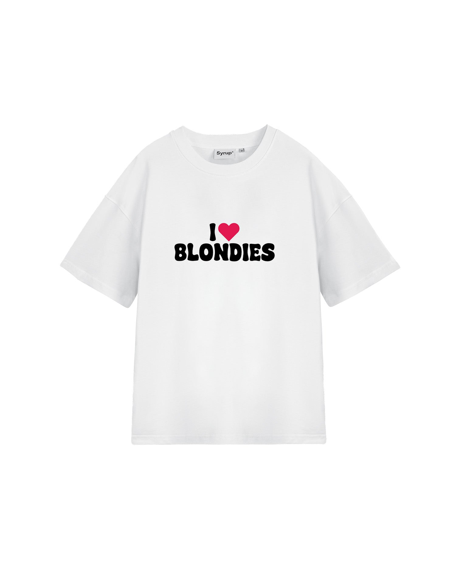 I Love Blondies Tee white