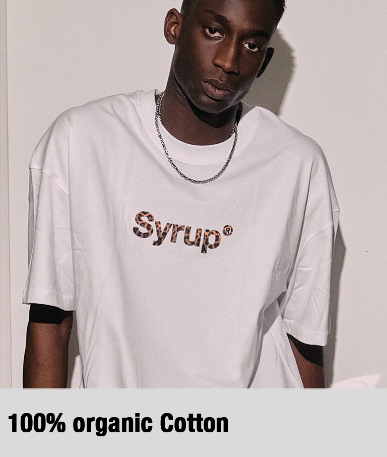 Syrup Leopard Tee White