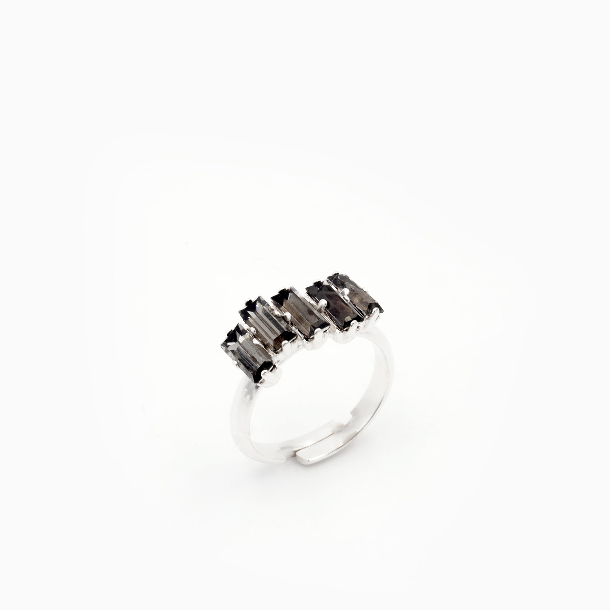 Createdbyill Grey Stone Ring