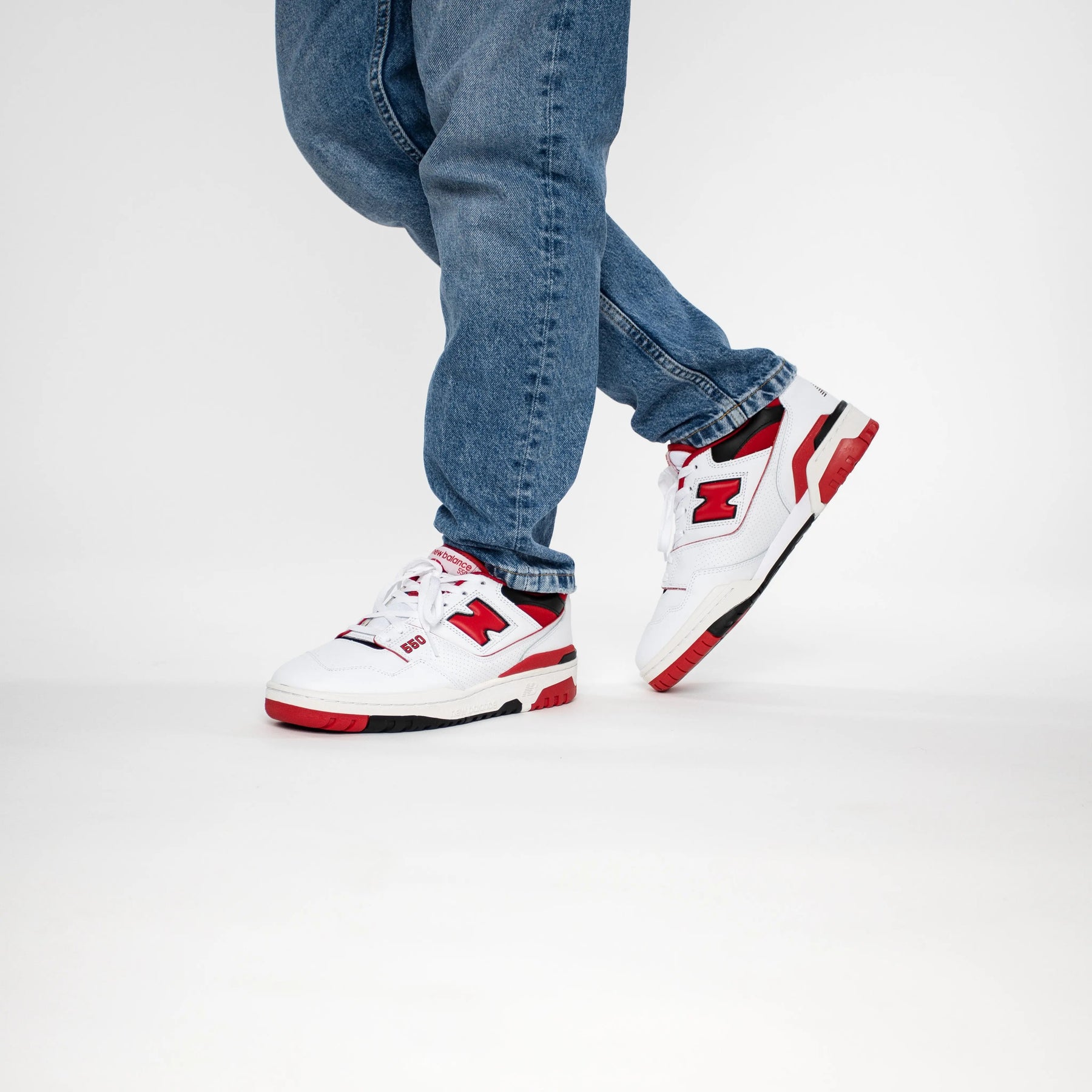 New Balance 550 White Red New Balance