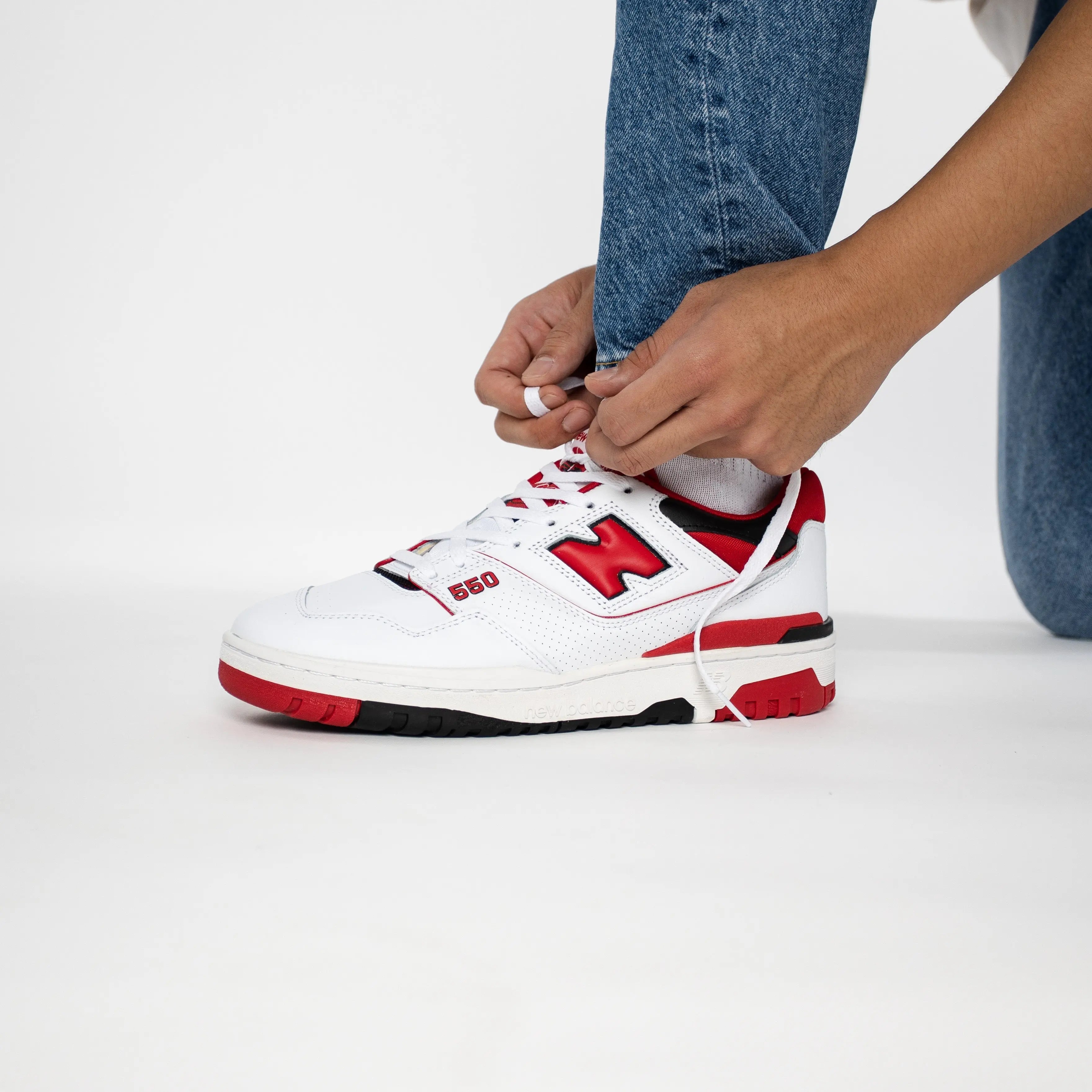 New Balance 550 White Red New Balance