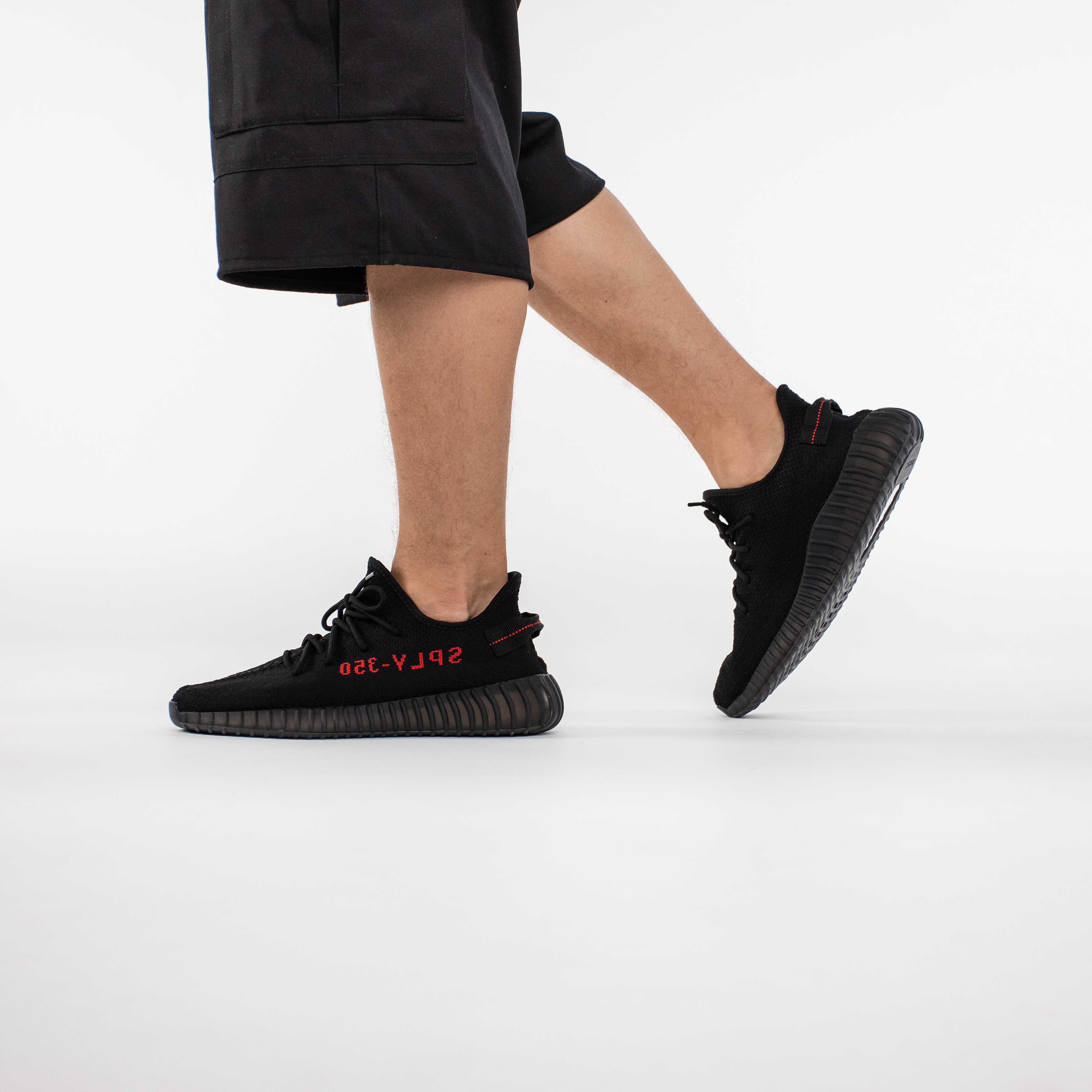 Yeezy Boost 350 V2 Black Red - SYRUP