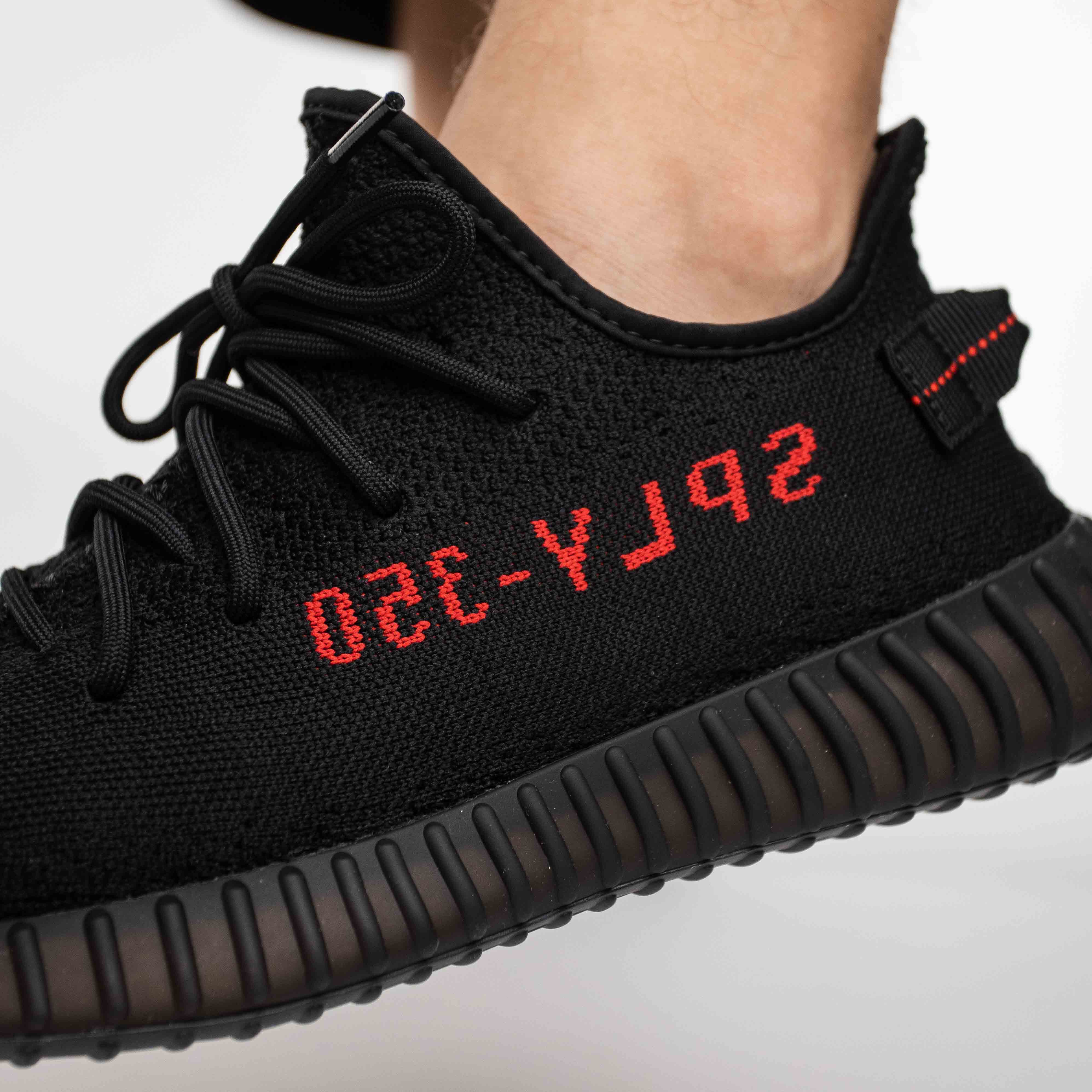 Yeezy Boost 350 V2 Black Red - SYRUP