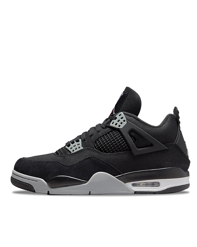 Air Jordan 4 Retro Black Canvas
