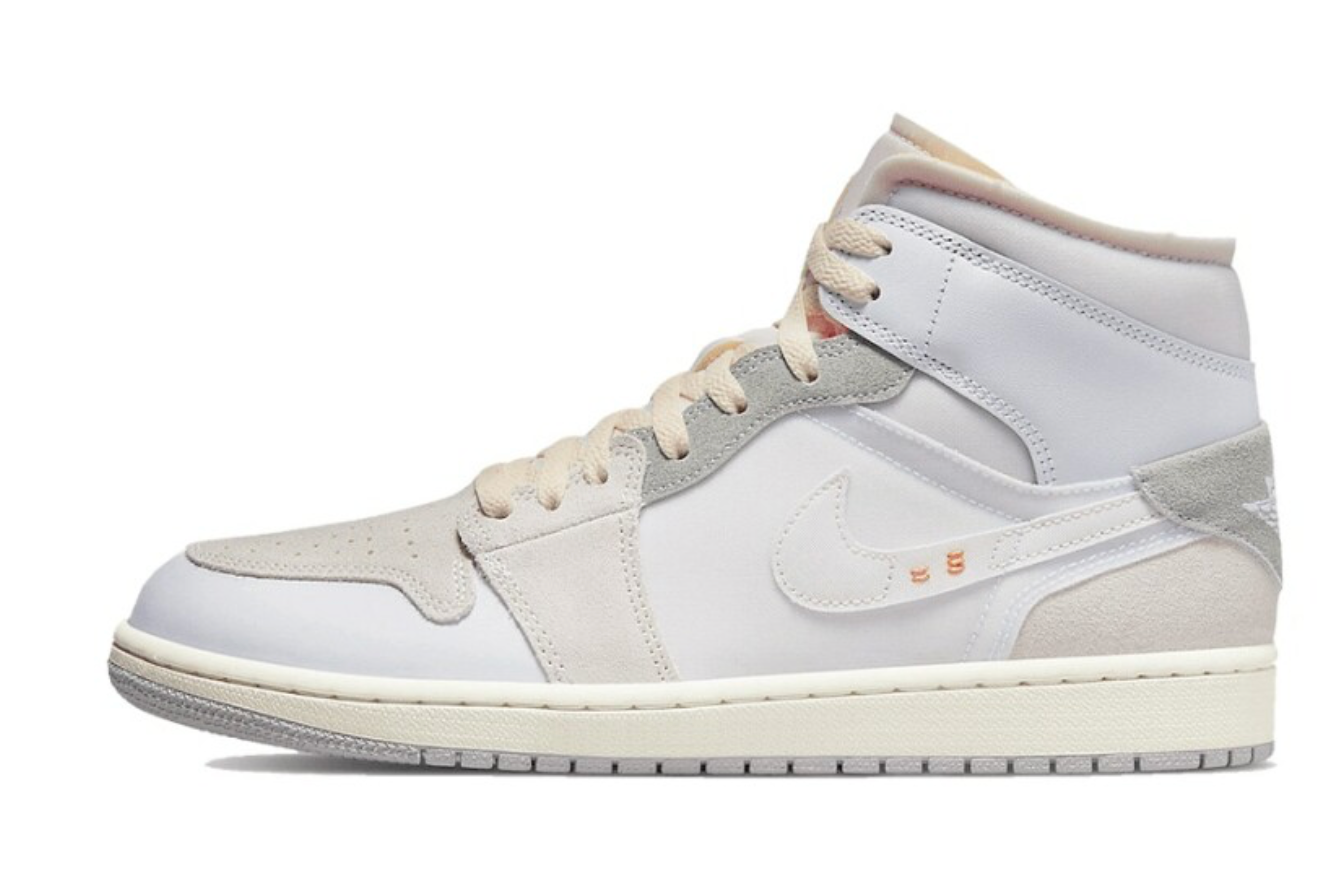 Jordan 1 Mid SE Craft Inside Out White Grey