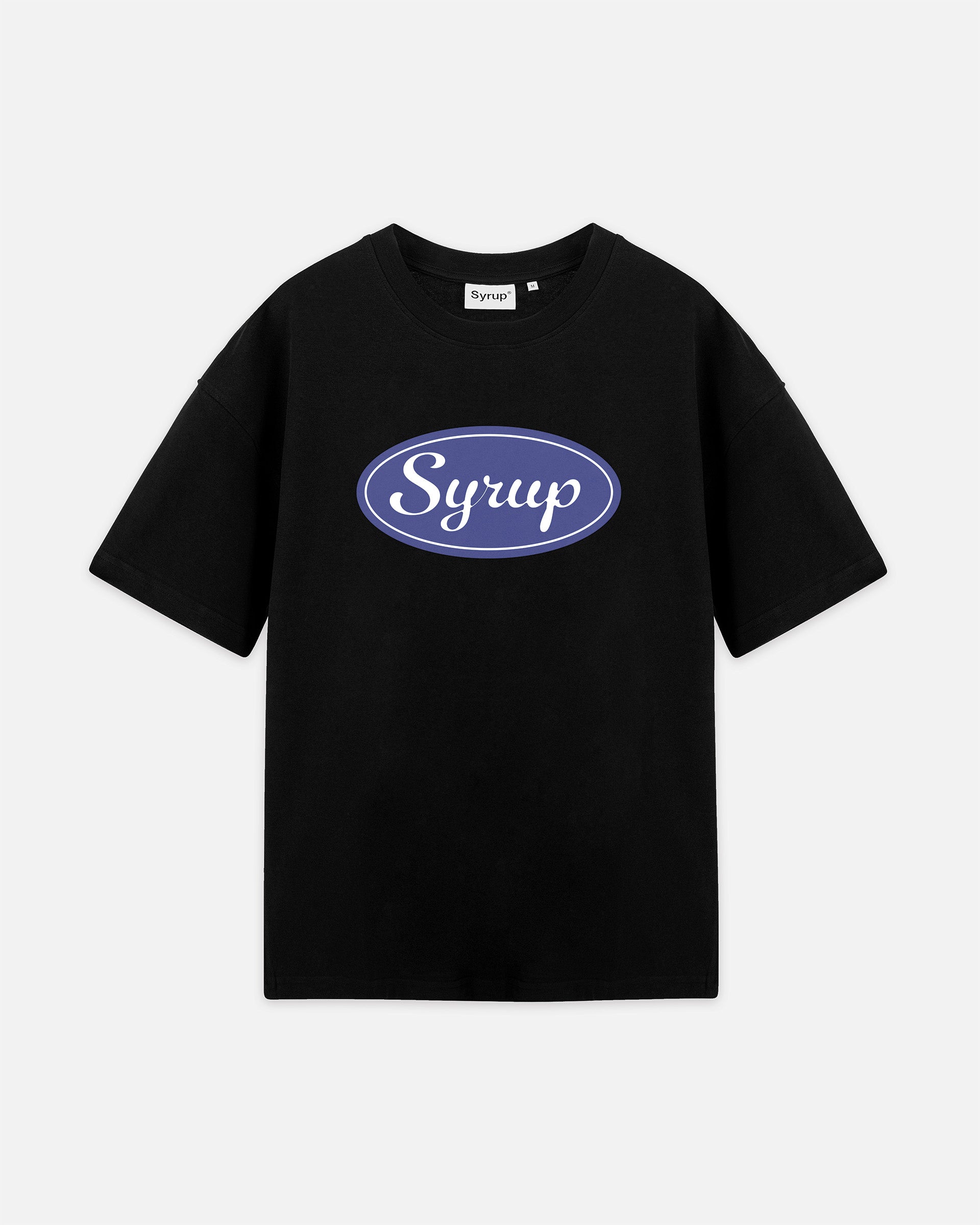 Syrup Blue Logo Tee Black