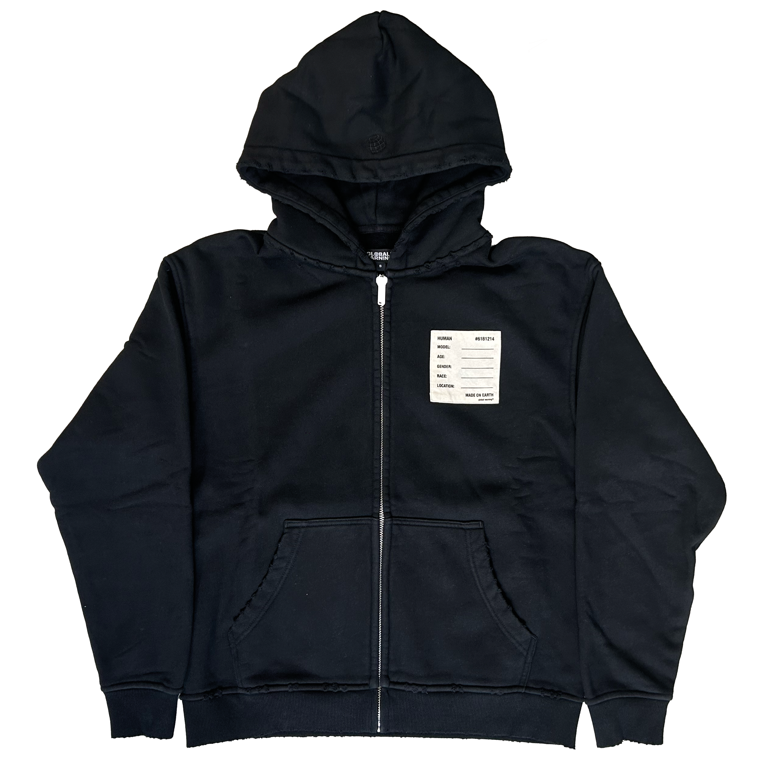 Global Warning Made On Earth Zip-Hoodie