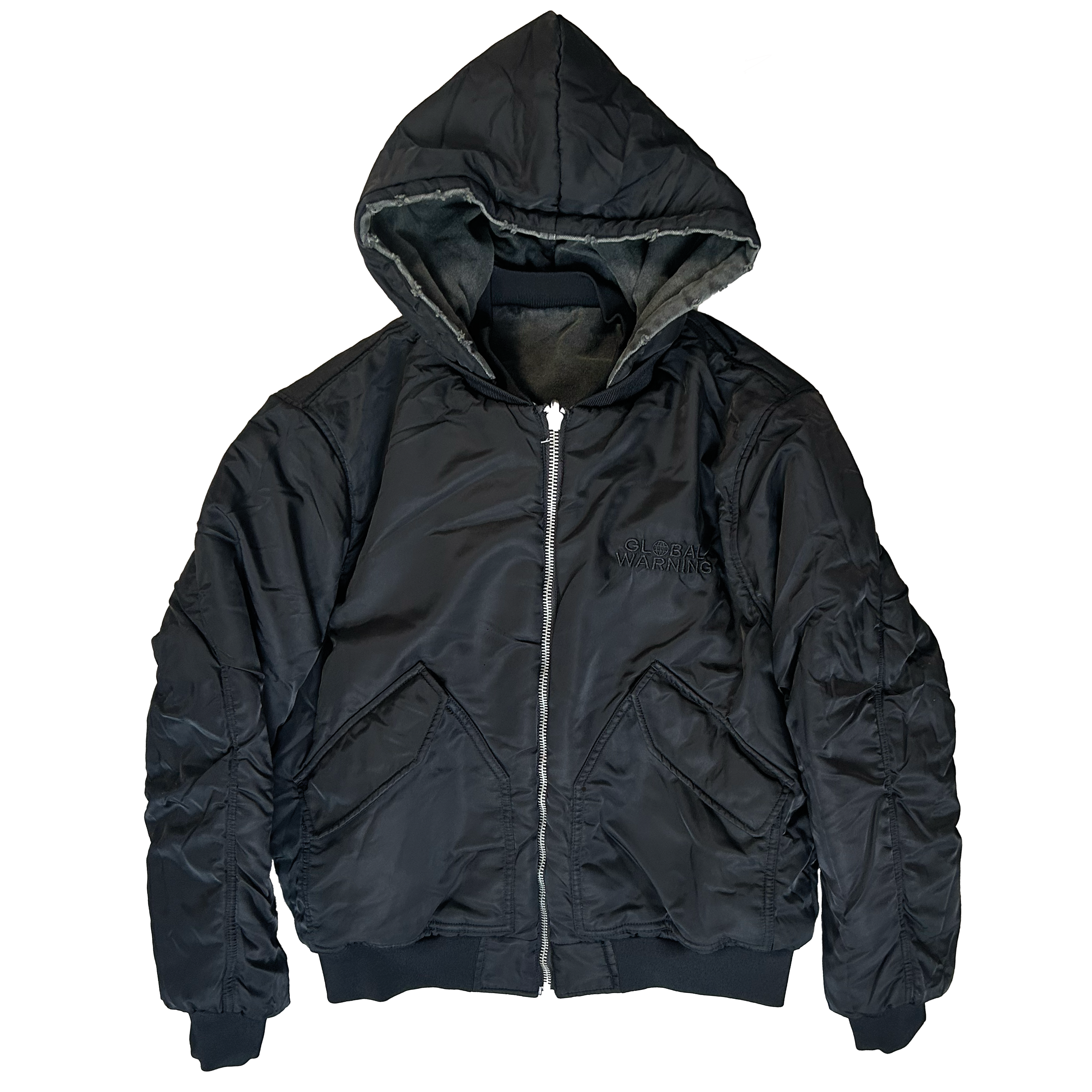 Global Warning Reversible Bomber Jacket