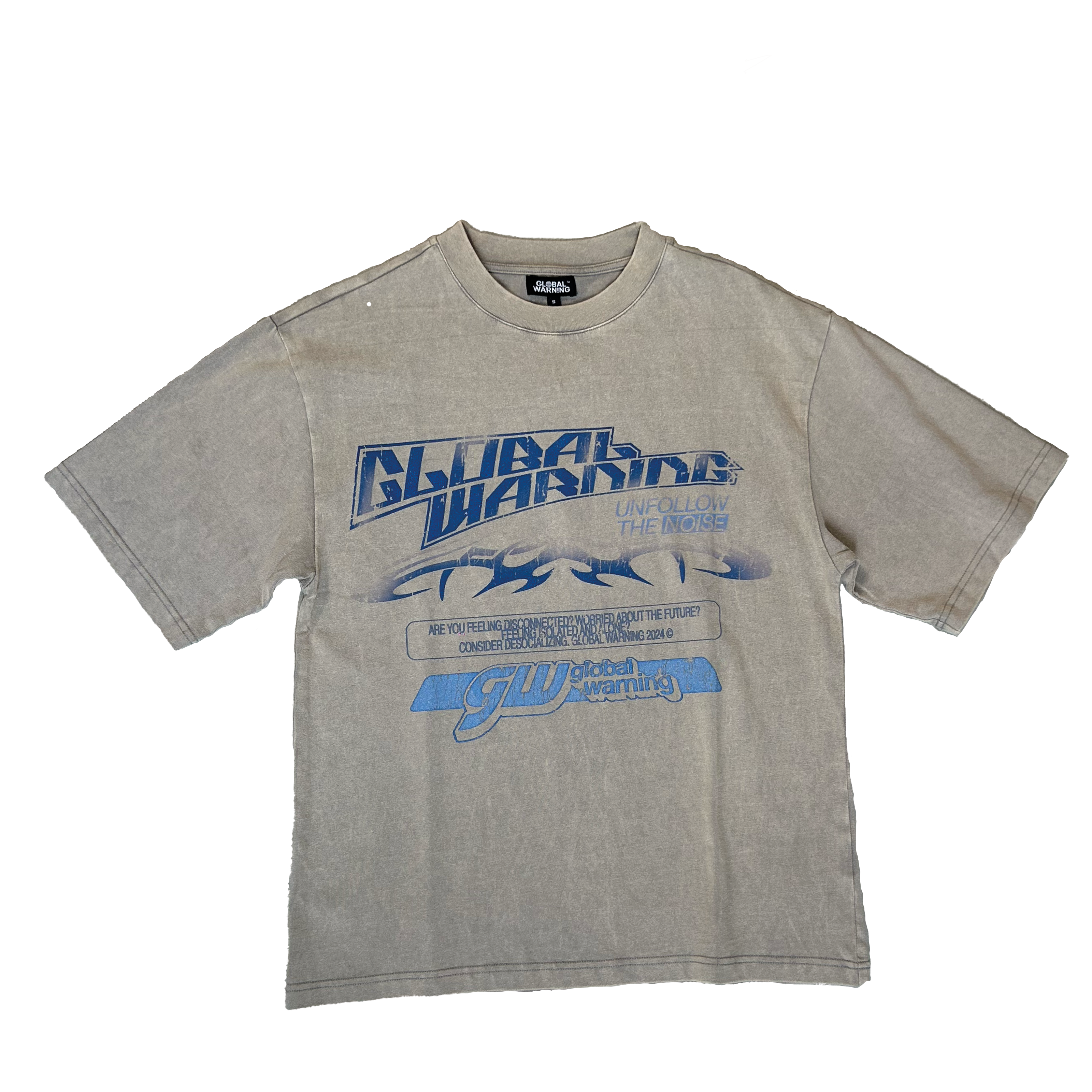 Global Warning Unfollow The Noise T-shirt