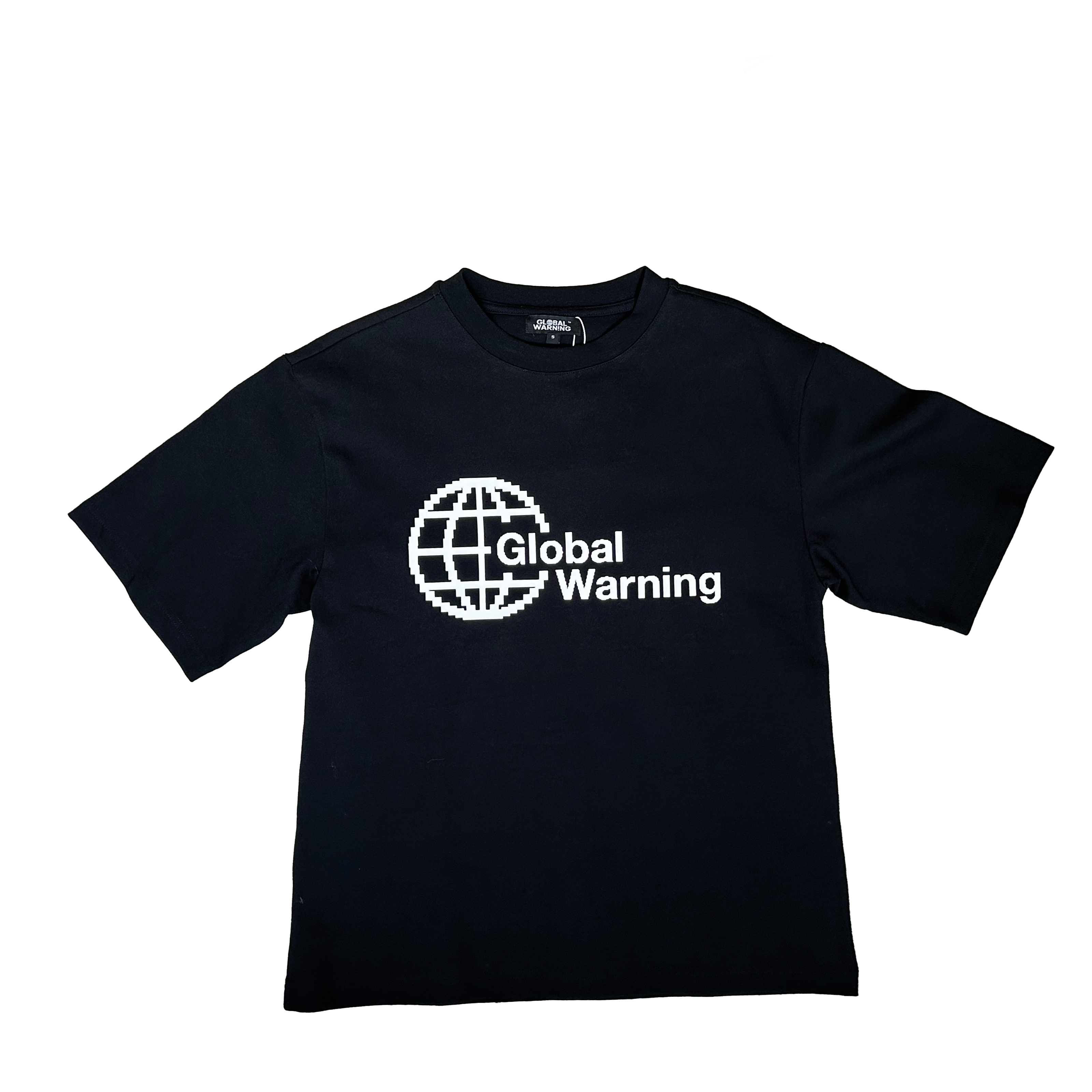 Global Warning Pixel Logo T-Shirt
