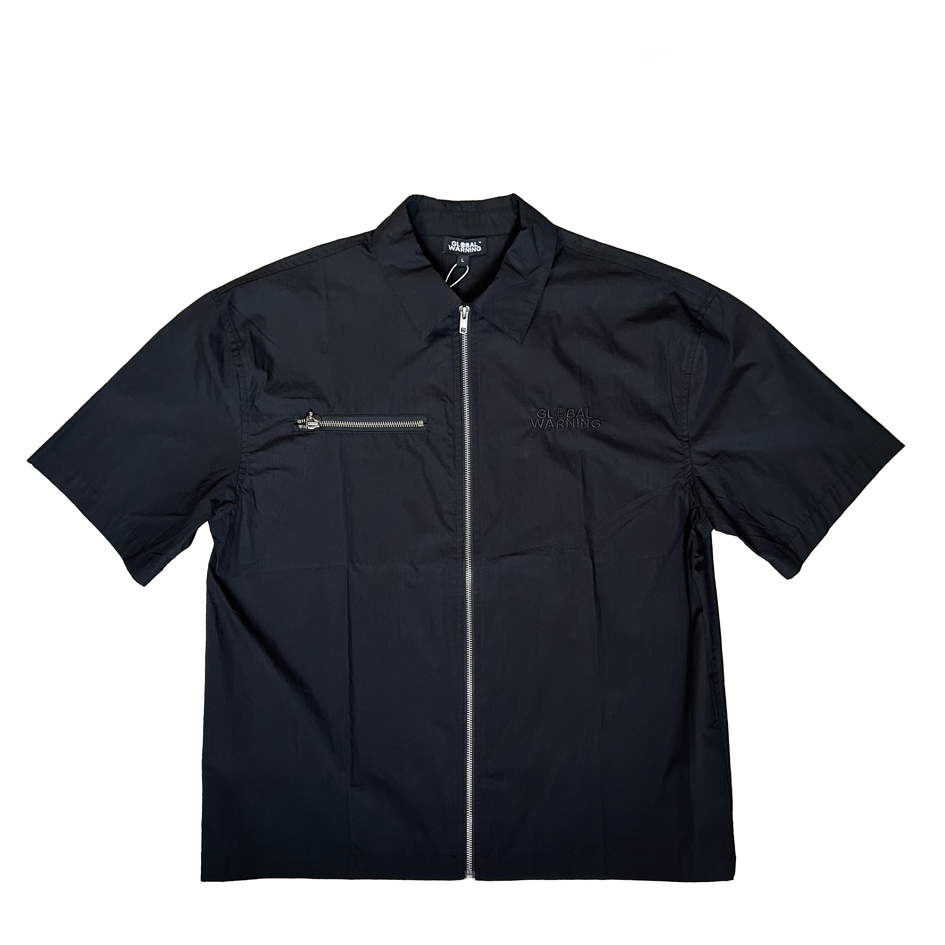 Global Warning Boxy Zip Shirt
