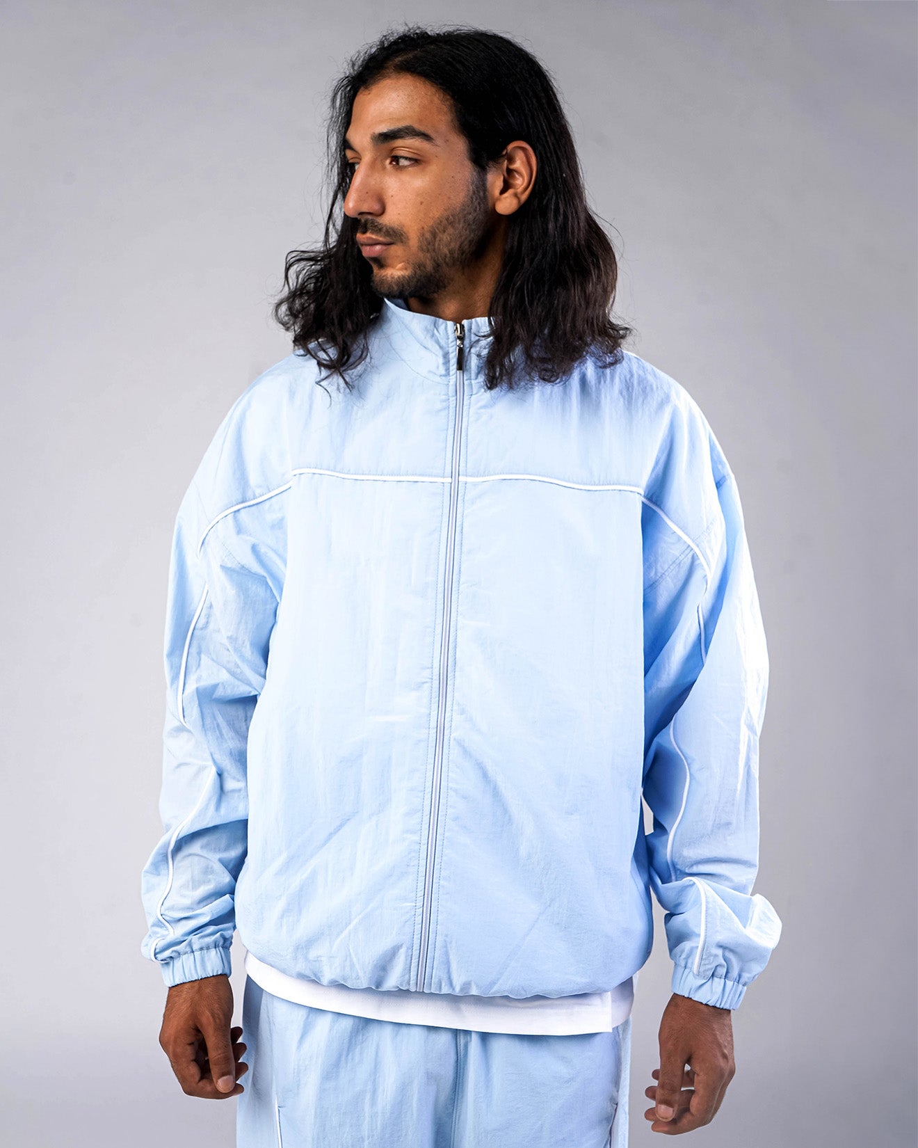 FNTSY ZIP-Track Jacket Blue