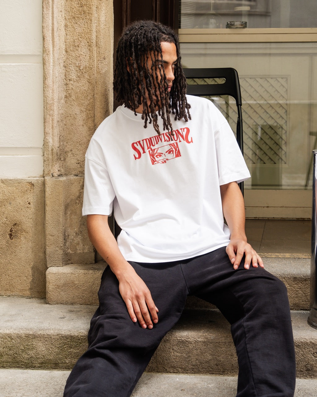 Syrup Visions Tee White (Red)