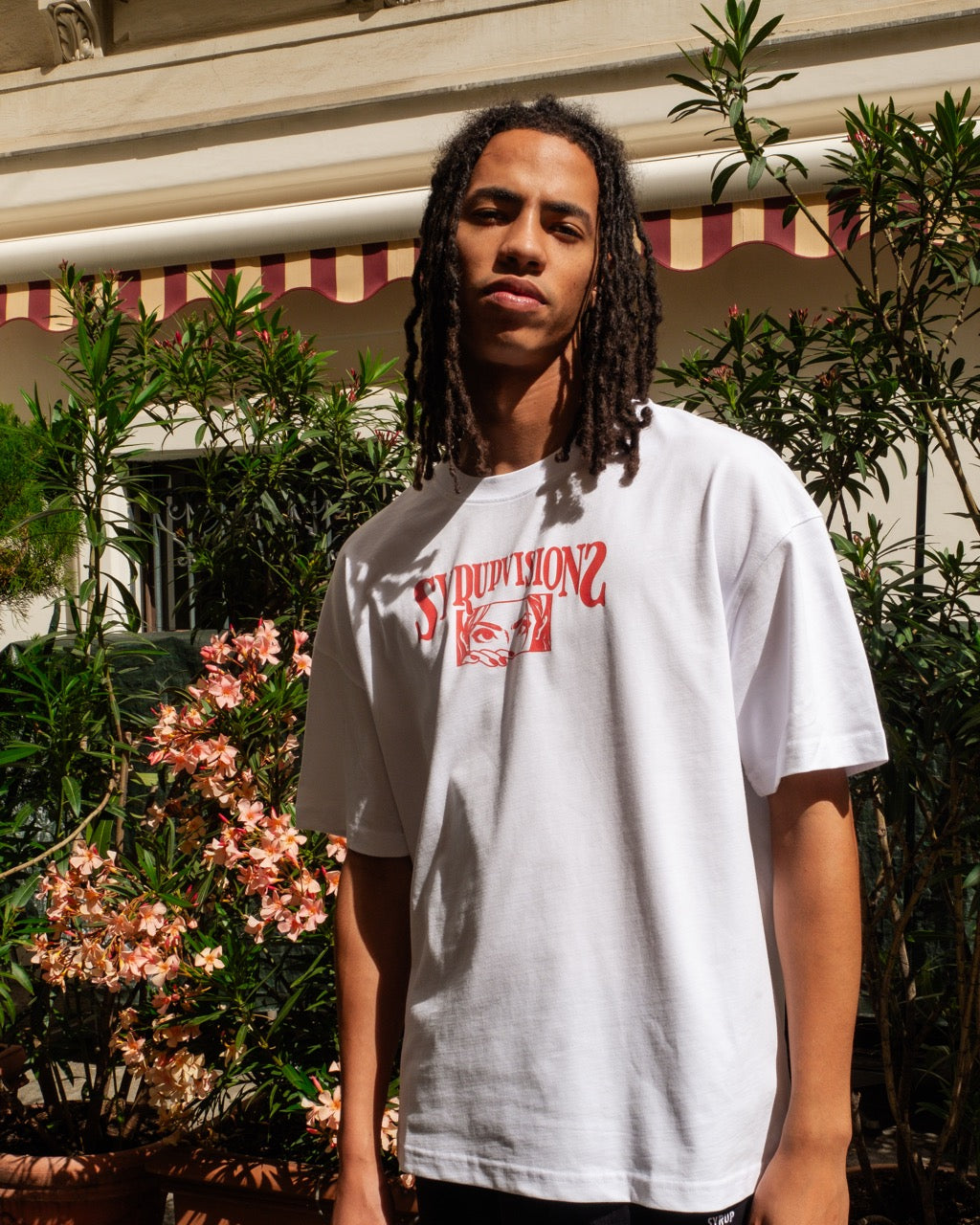 Syrup Visions Tee White (Red)