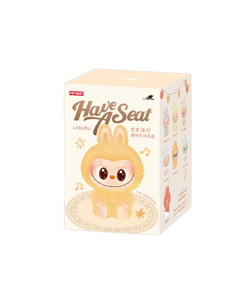 POP MART LABUBU THE MONSTERS HAVE A SEAT SERIES VINYL PLUSH PENDANT
