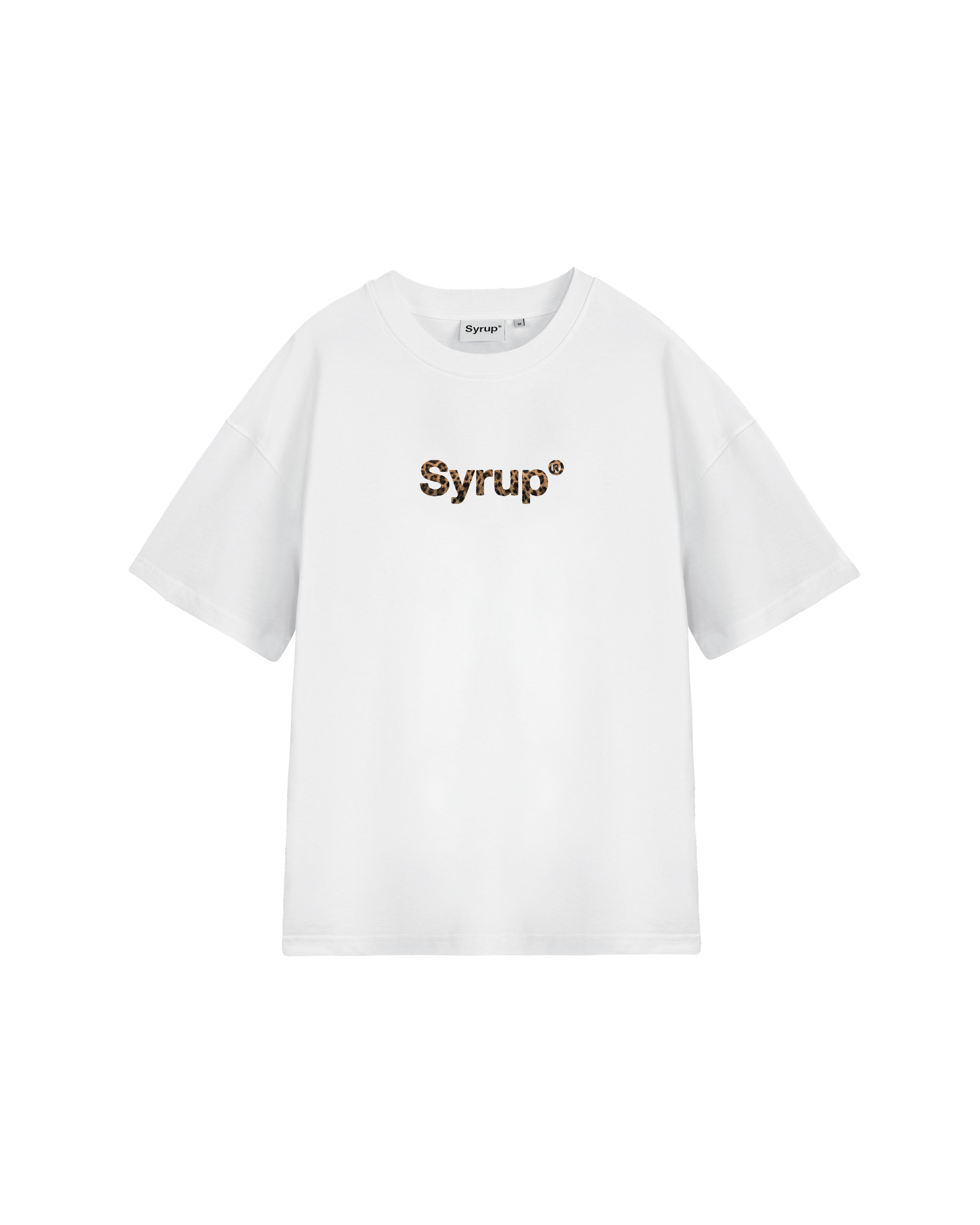 Syrup Leopard Tee White