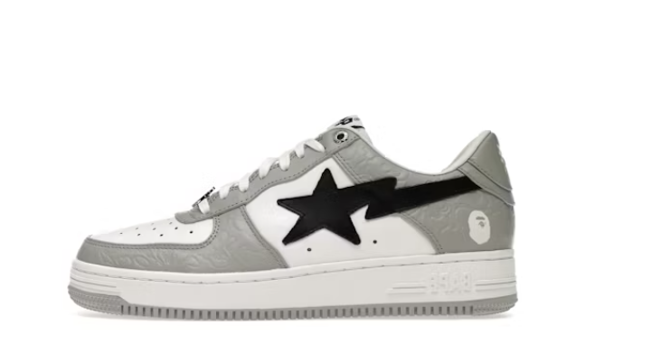A Bathing Ape BAPE Sta Low Grau Schwarz