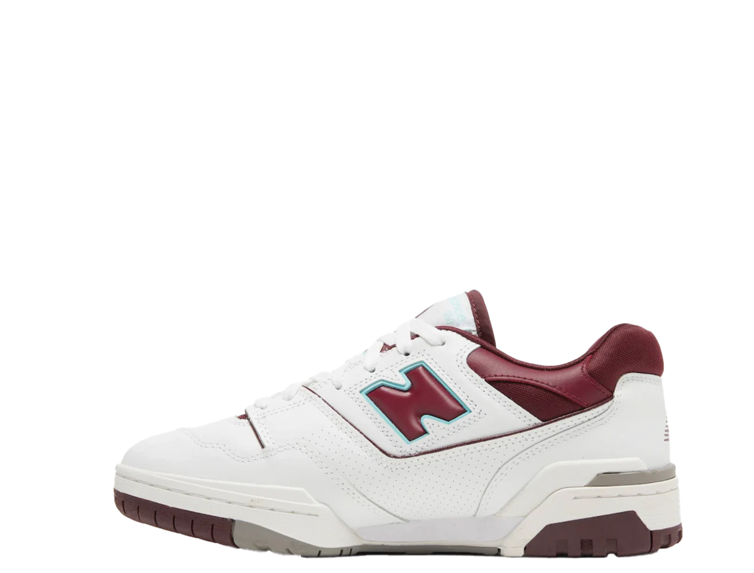 New Balance 550 Burgundy Cyan