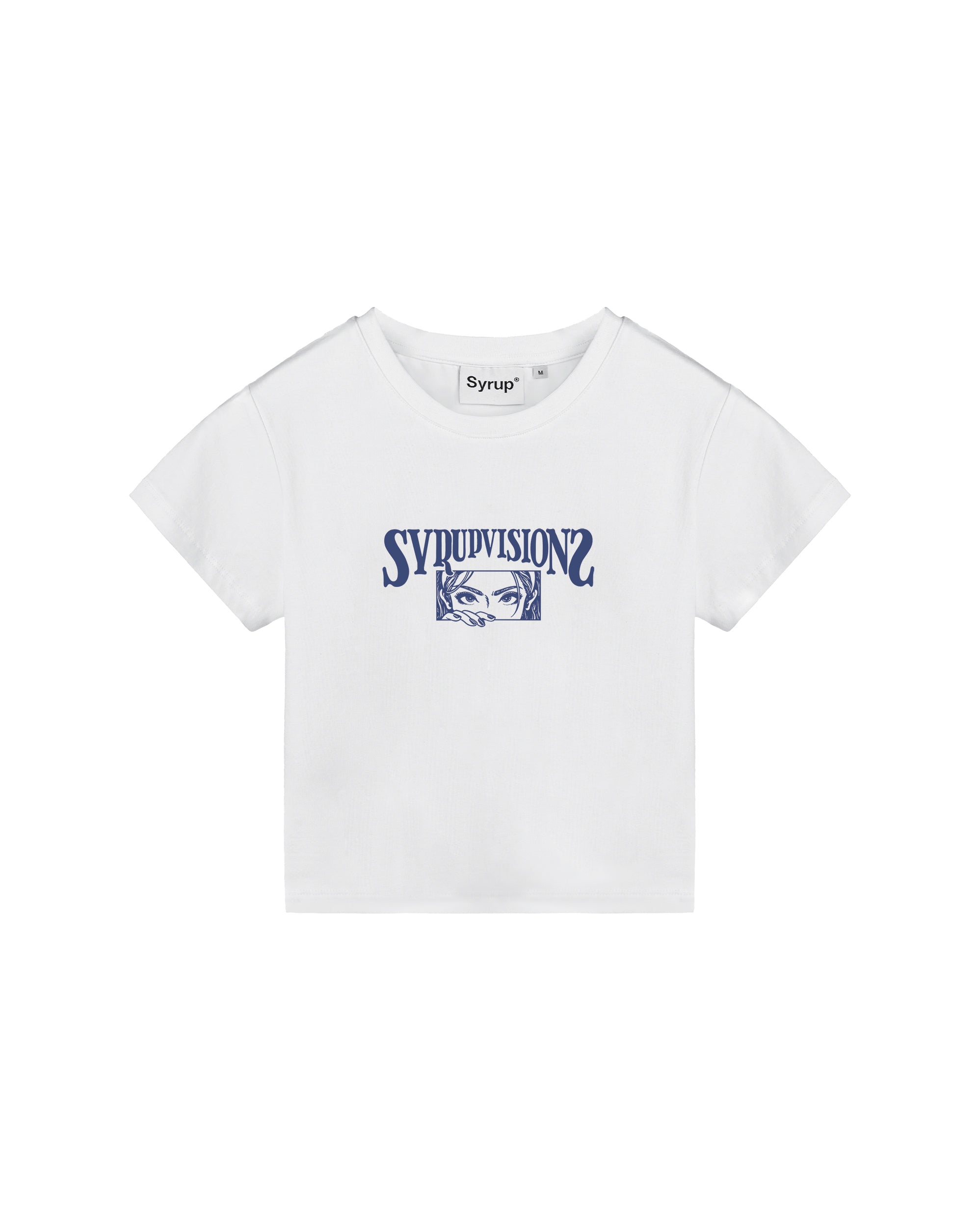 Syrup Visions Women Tee White (Blue)