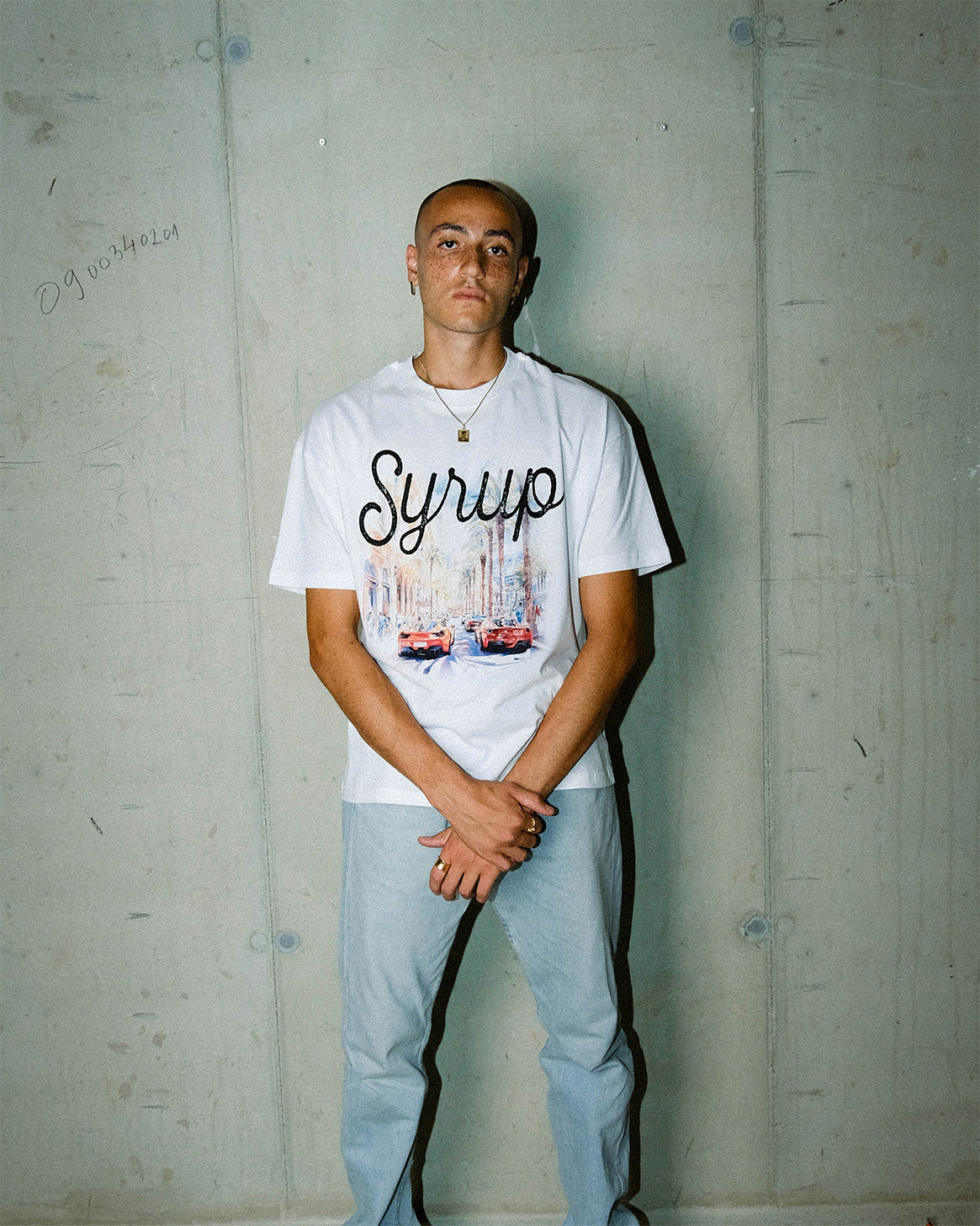 Syrup Sunset Drive Tee White