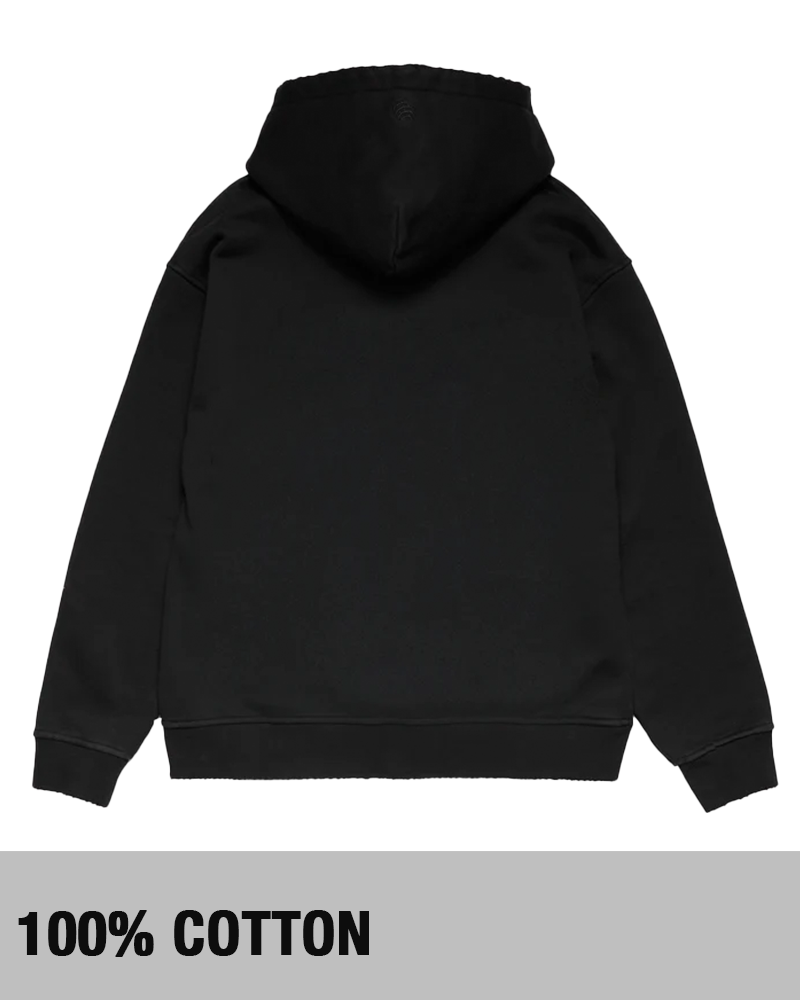 GLOBAL WARNING MADE ON EARTH DISTRESSED ZIP-HOODIE