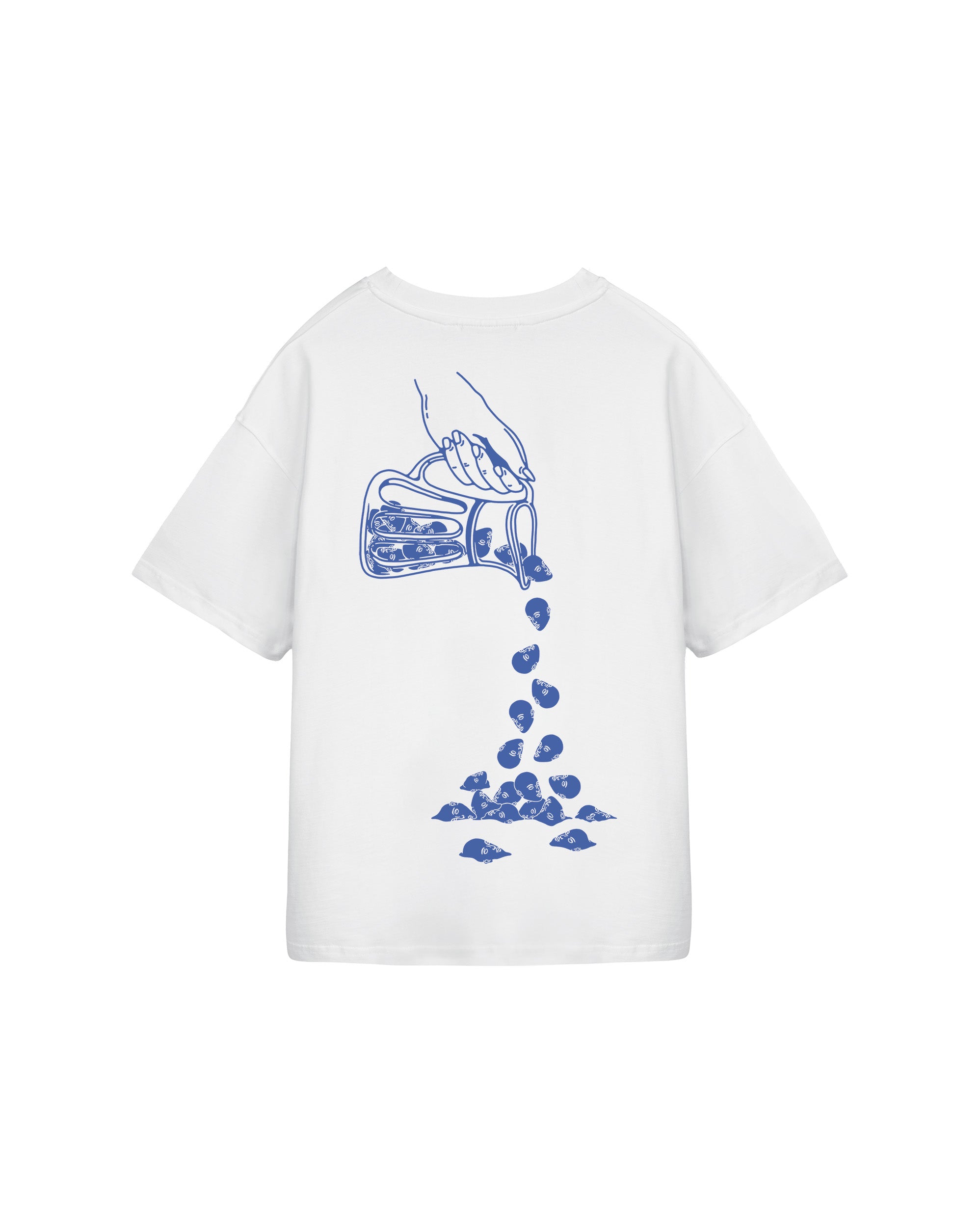 Syrup Visions Basic Tee White (Blue)