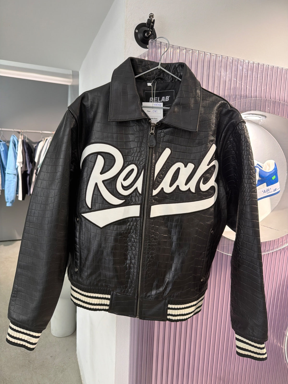 Second Hand Relab Leder Jacke