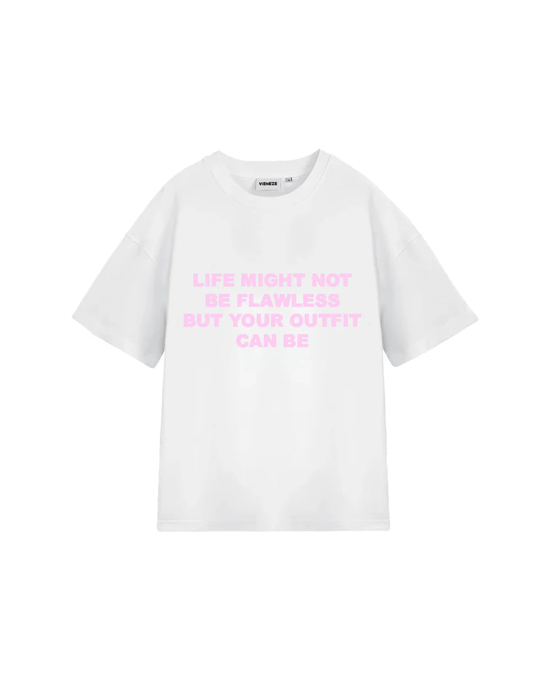 VIENEZE 'not be flawless' Tee (pink)