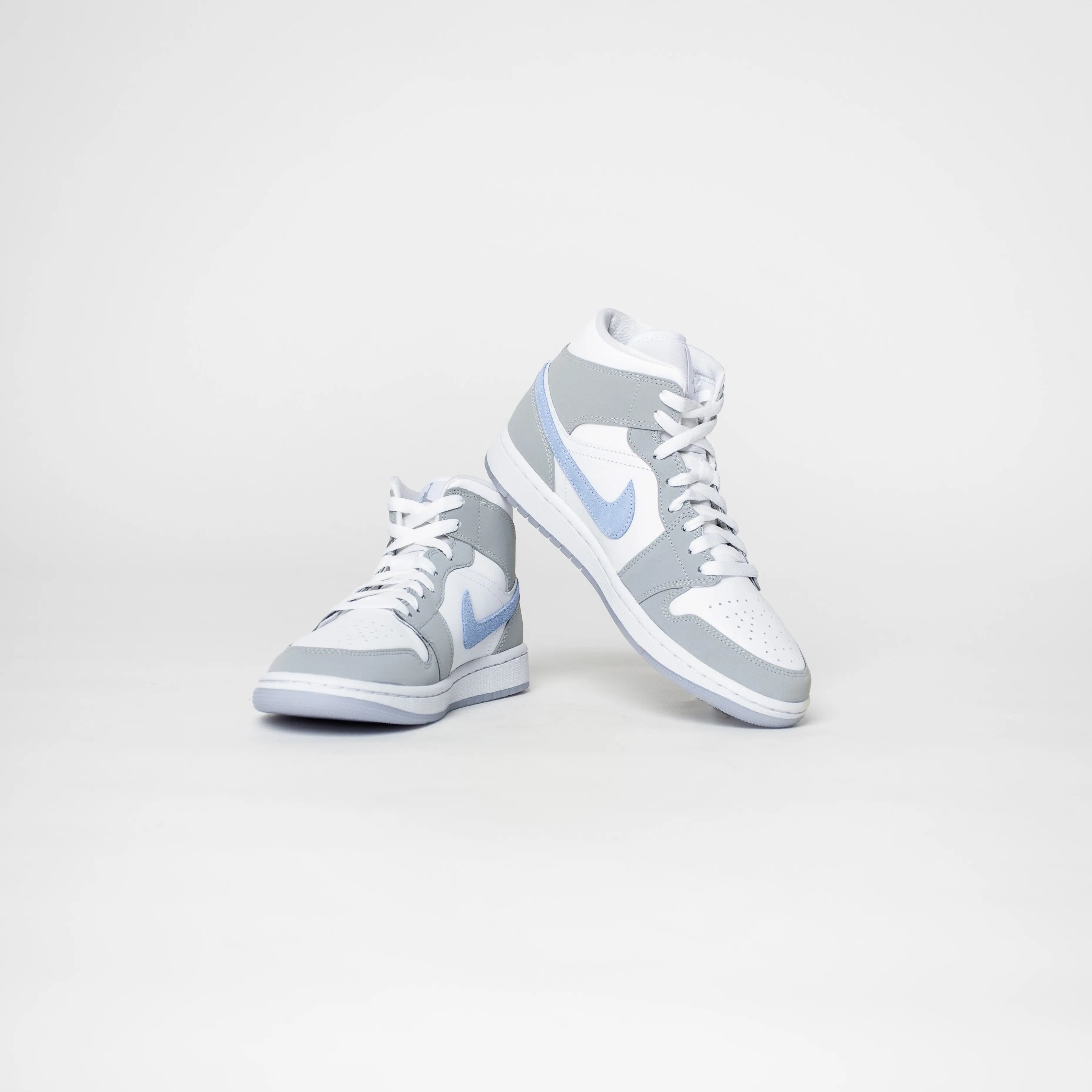 Air Jordan 1 Mid Grey Blue Air Jordan