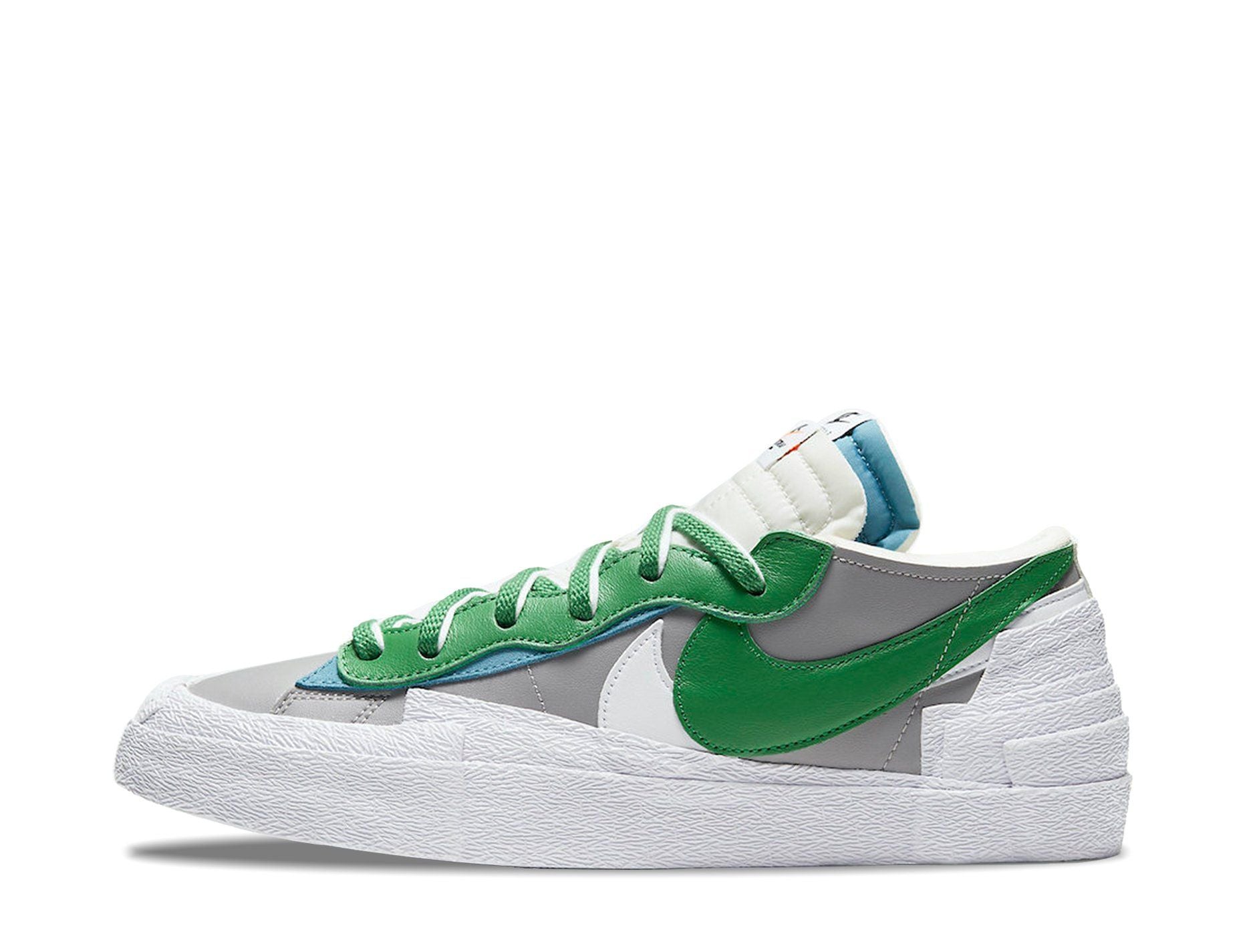 Nike x Sacai Blazer Low Medium Grey Classic Green - SYRUP