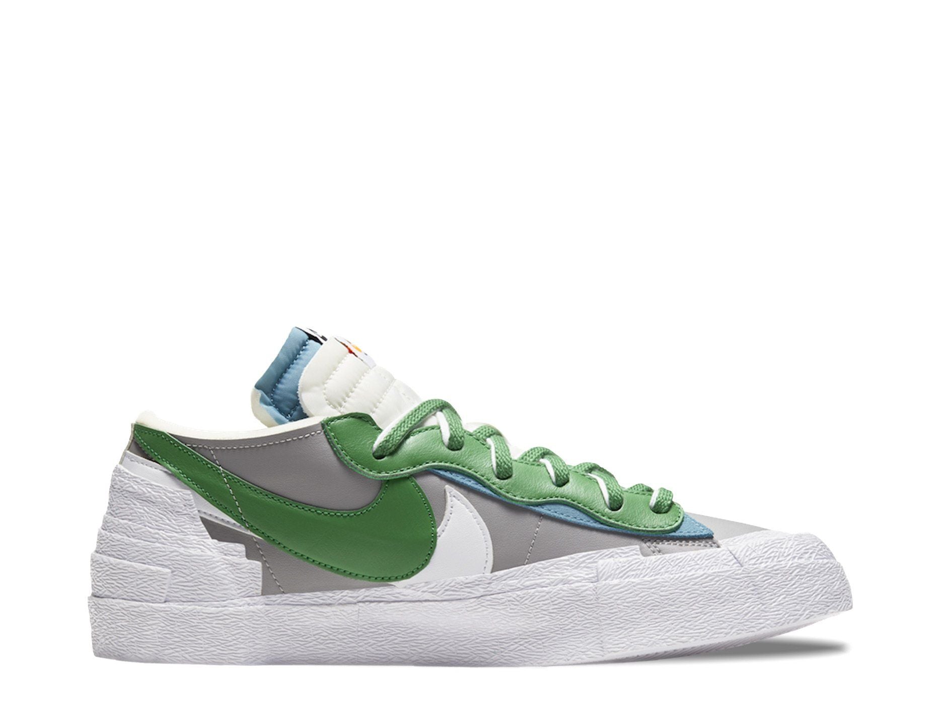 Nike x Sacai Blazer Low Medium Grey Classic Green - SYRUP
