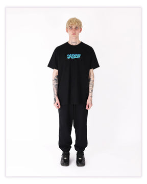 Vandalism Graffiti Tee Turquoise Syrup Clothing