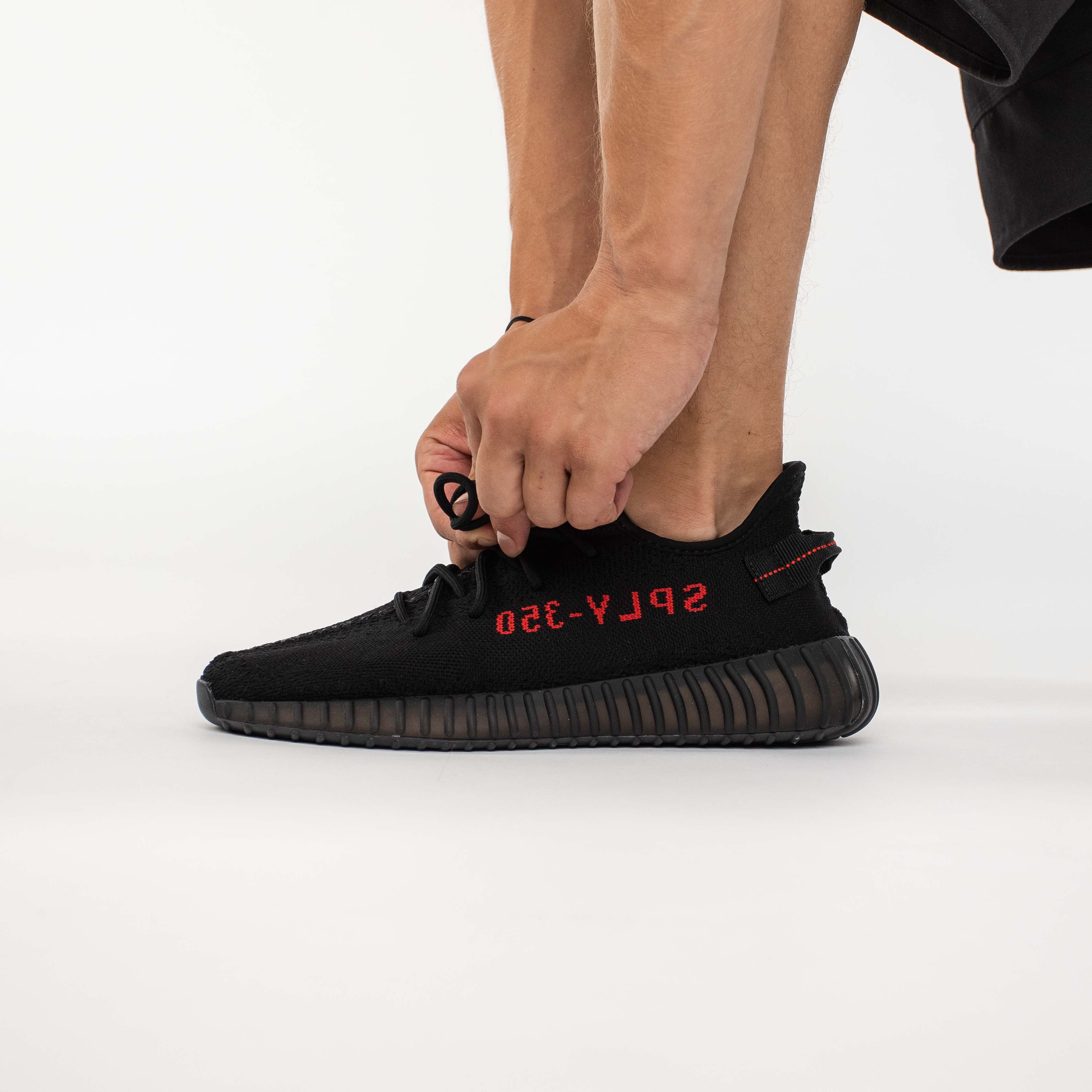 Yeezy Boost 350 V2 Black Red - SYRUP