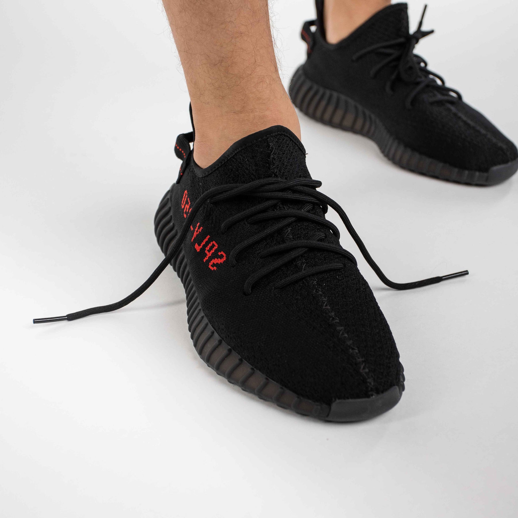 Yeezy Boost 350 V2 Black Red - SYRUP
