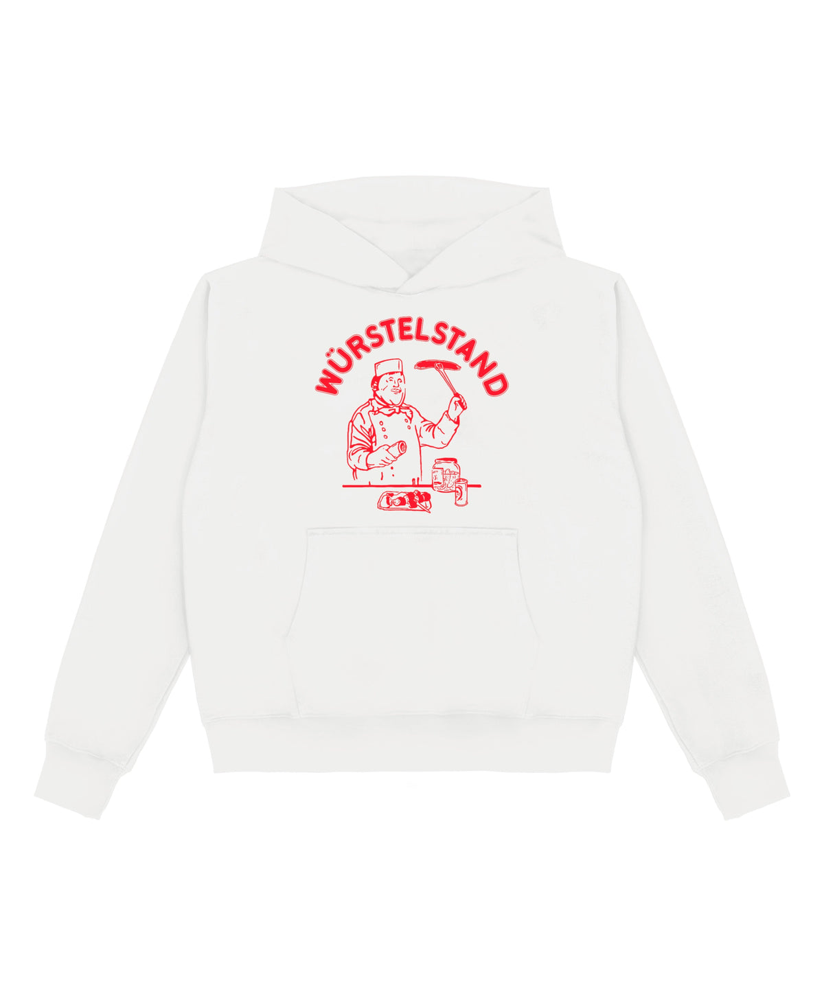 Würstelstand Hoodie White